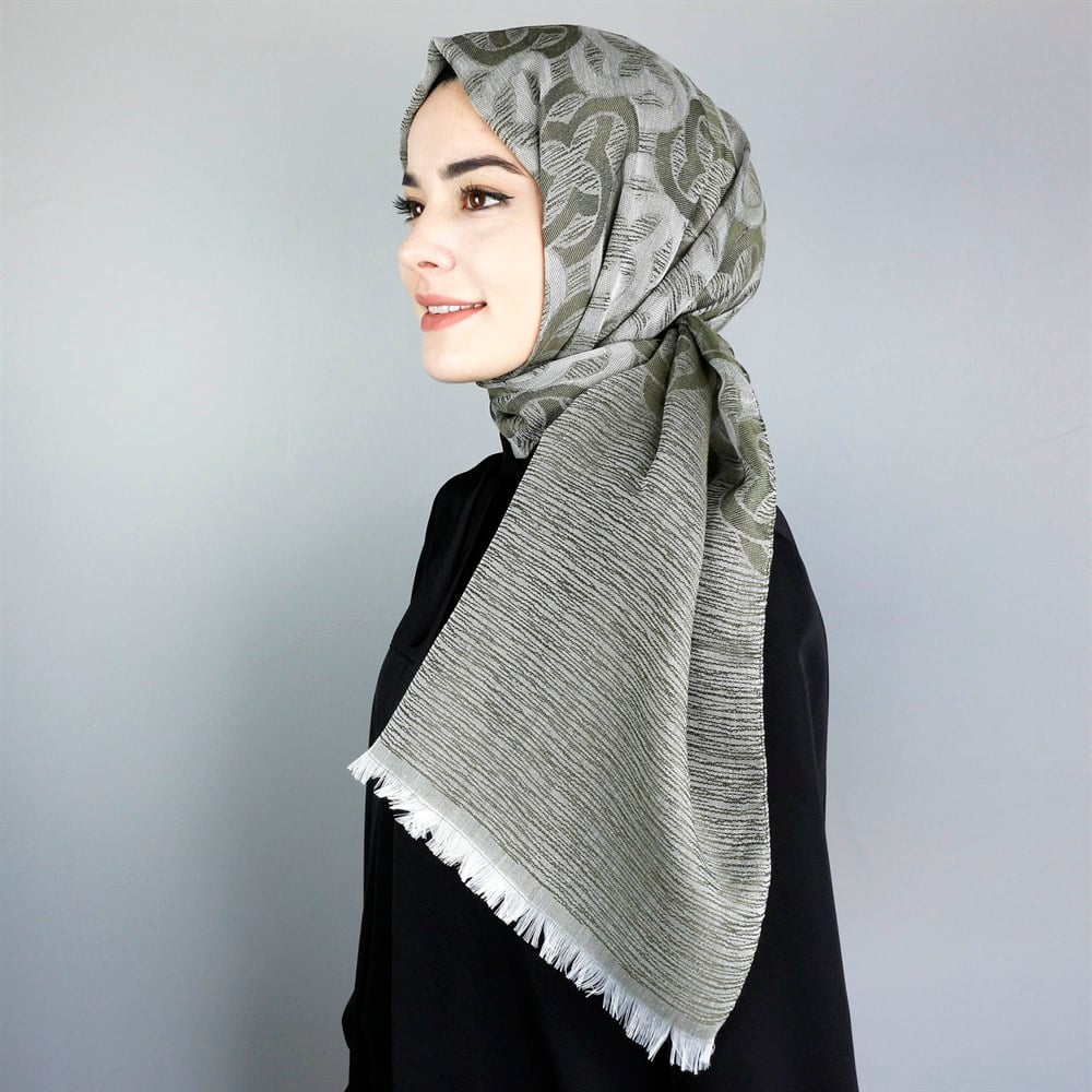 Aker Antik Monogram Şal - 2020500-951