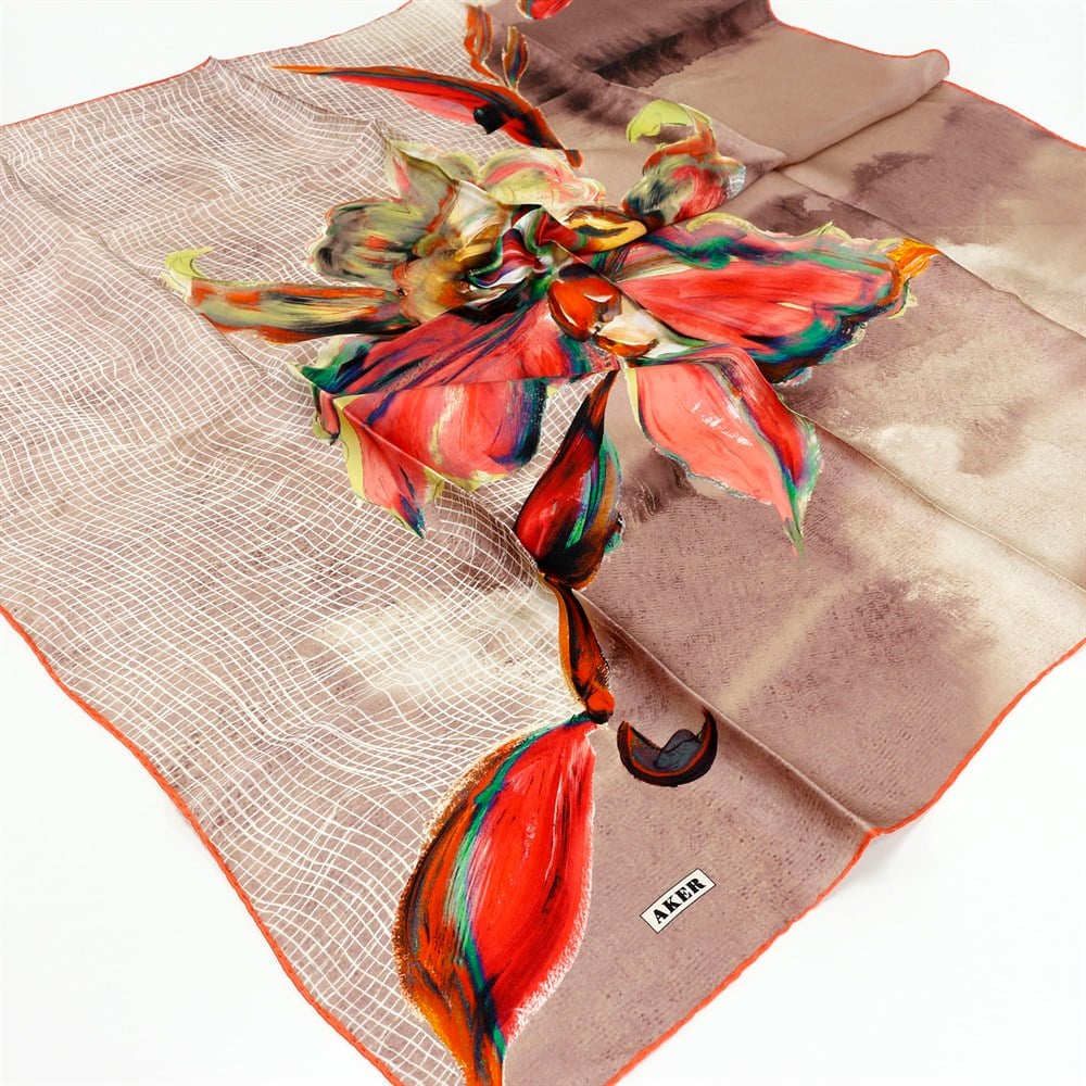 Aker Büyük Boy İpek Eşarp - 7517704-361 - Sura 100 cm