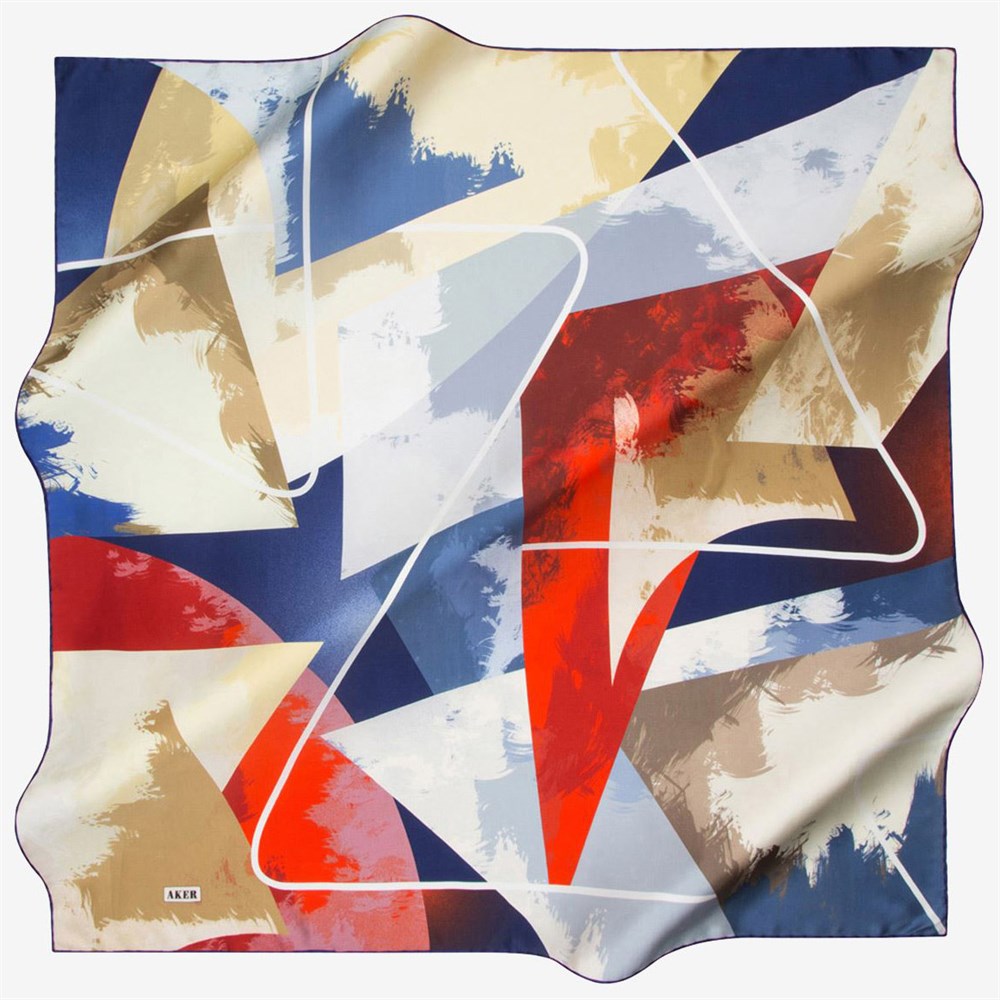 Aker Büyük Boy İpek Eşarp - 7590704-321 - Sura 100 cm