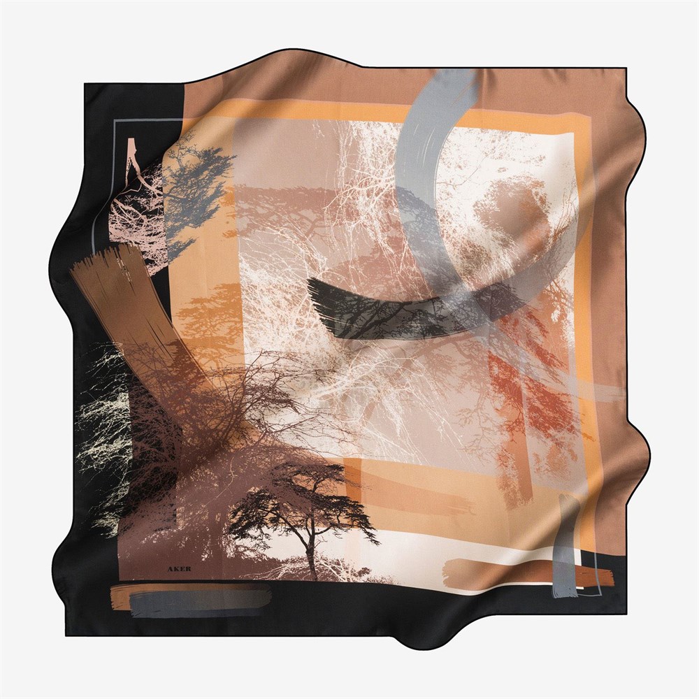 Aker Büyük Boy İpek Eşarp - 7650704-314 - Sura 100 cm