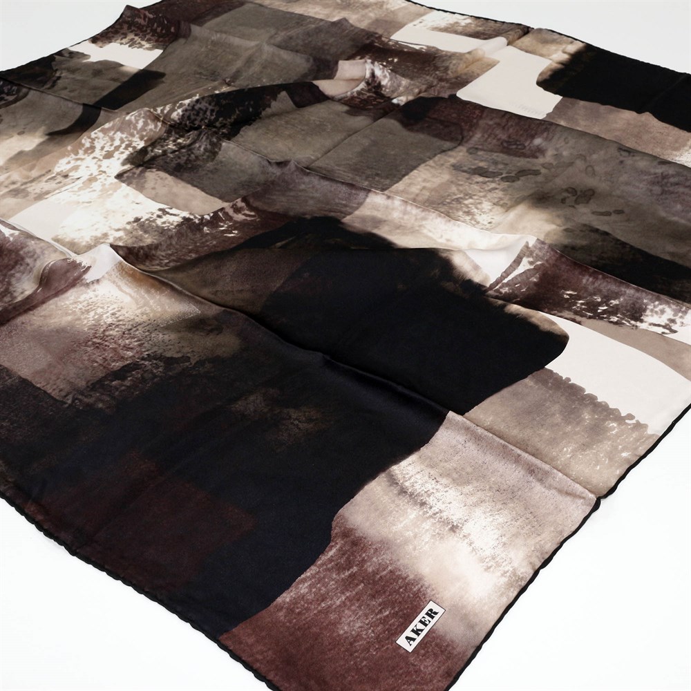 Aker Büyük Boy İpek Eşarp - 7653704-313 - Sura 100 cm