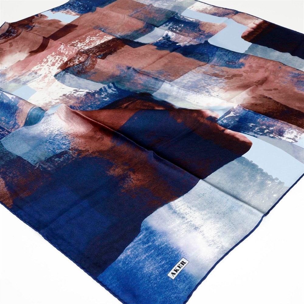 Aker Büyük Boy İpek Eşarp - 7653704-323 - Sura 100 cm