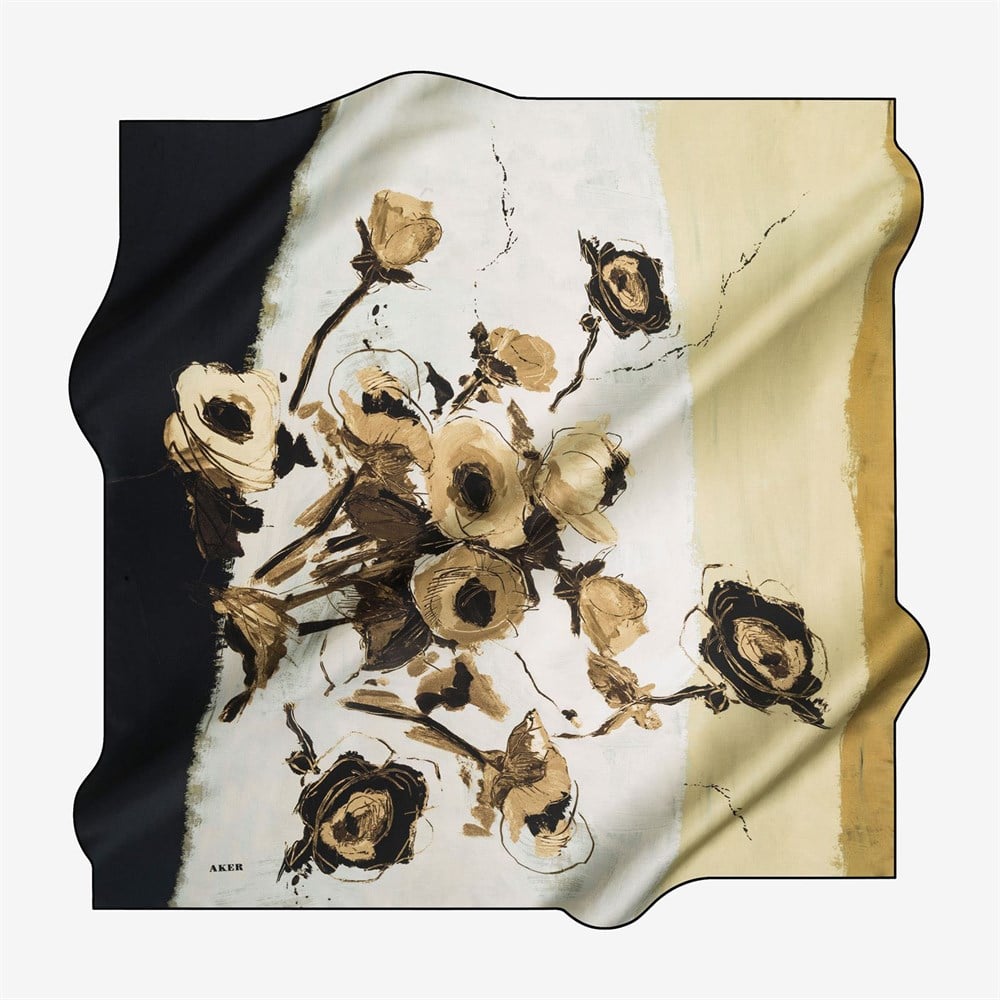 Aker Büyük Boy İpek Eşarp - 7680704-313 - Sura 100 cm