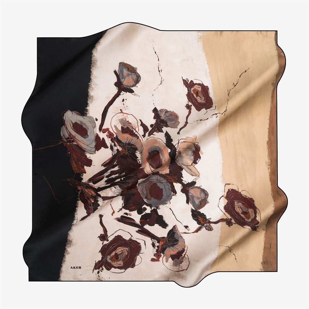 Aker Büyük Boy İpek Eşarp - 7680704-314 - Sura 100 cm