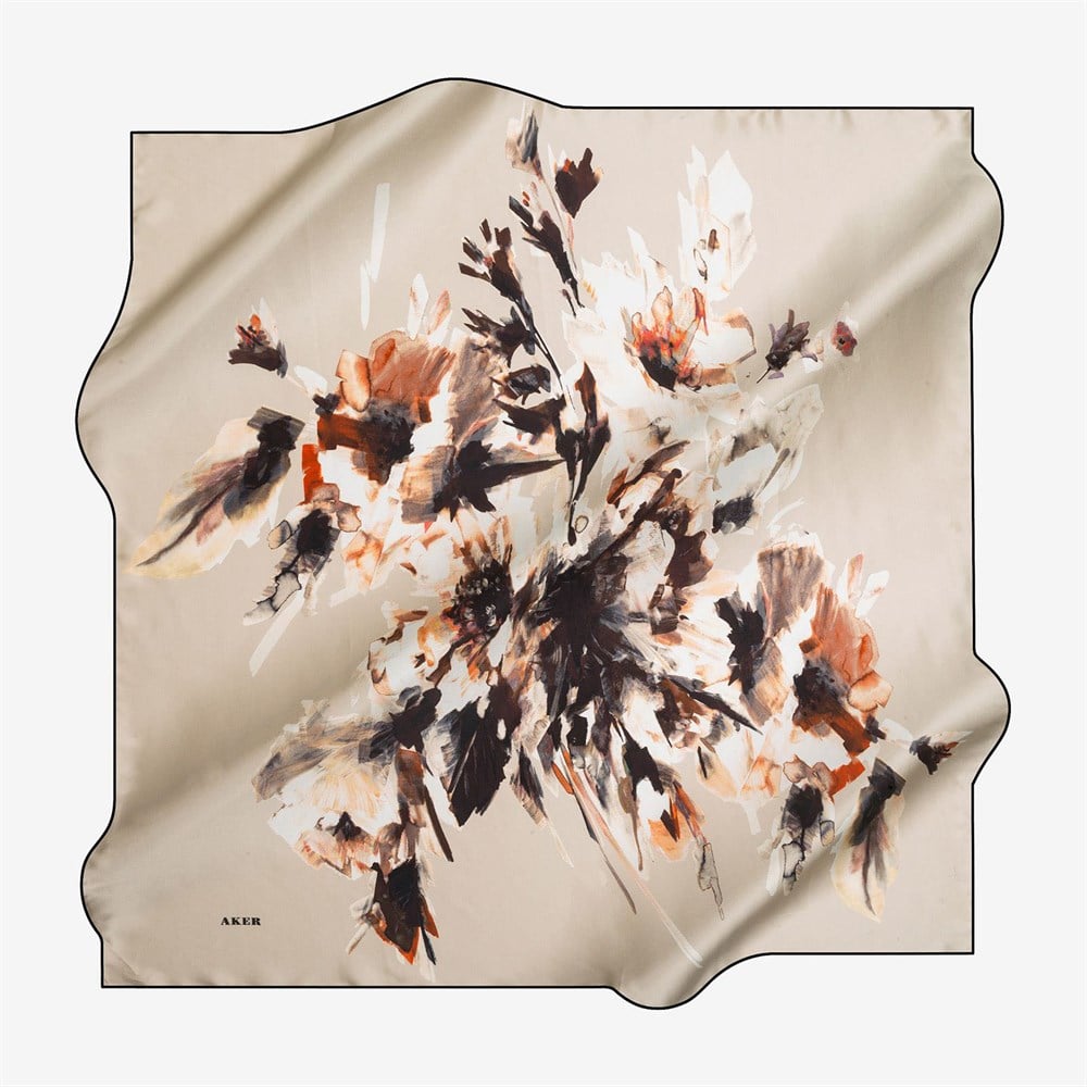 Aker Büyük Boy İpek Eşarp - 7691704-313 - Sura 100 cm
