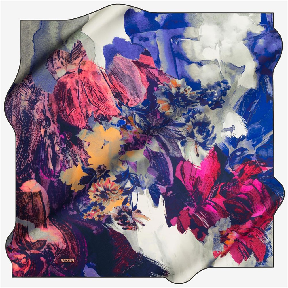 Aker Büyük Boy İpek Eşarp - 7767704-324 -  Sura 100 cm