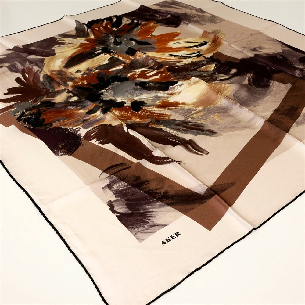 Aker Büyük Boy İpek Eşarp - 7520701-312 - Sura 100 cm