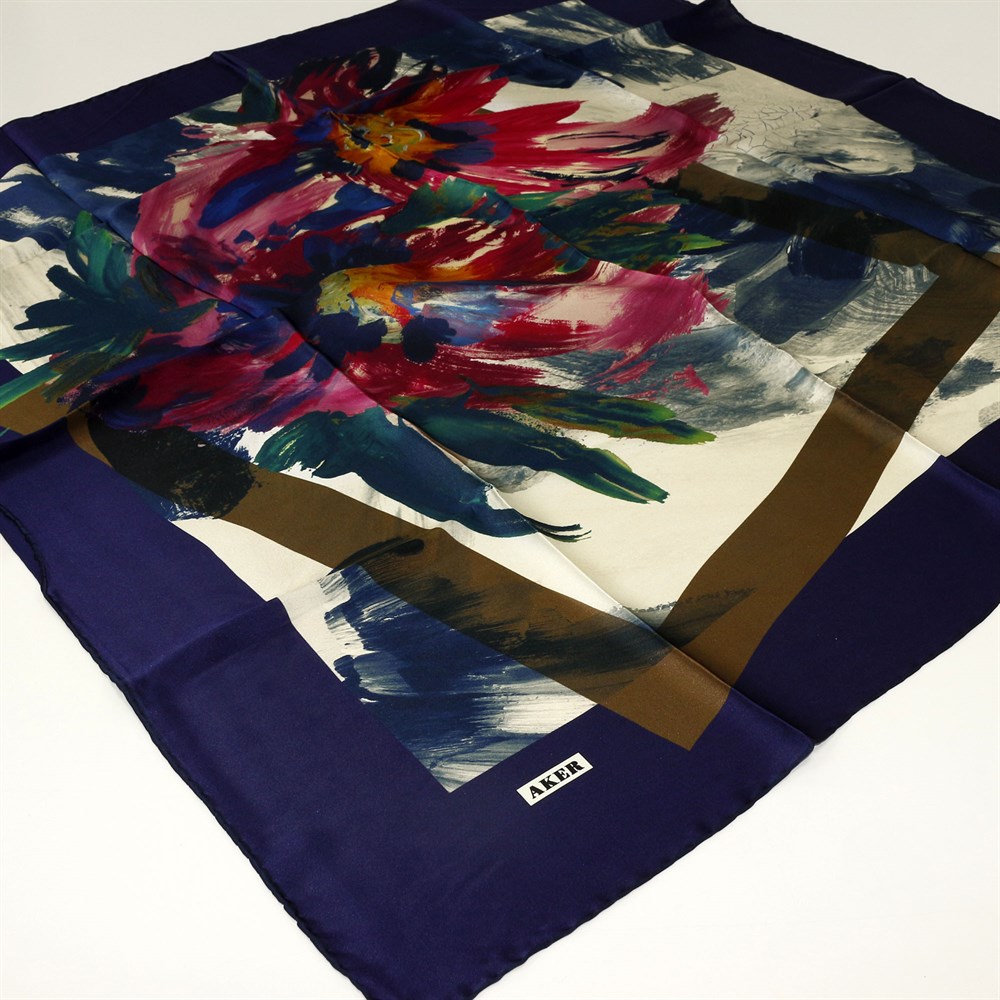 Aker Büyük Boy İpek Eşarp - 7520701-323 - Sura 100 cm