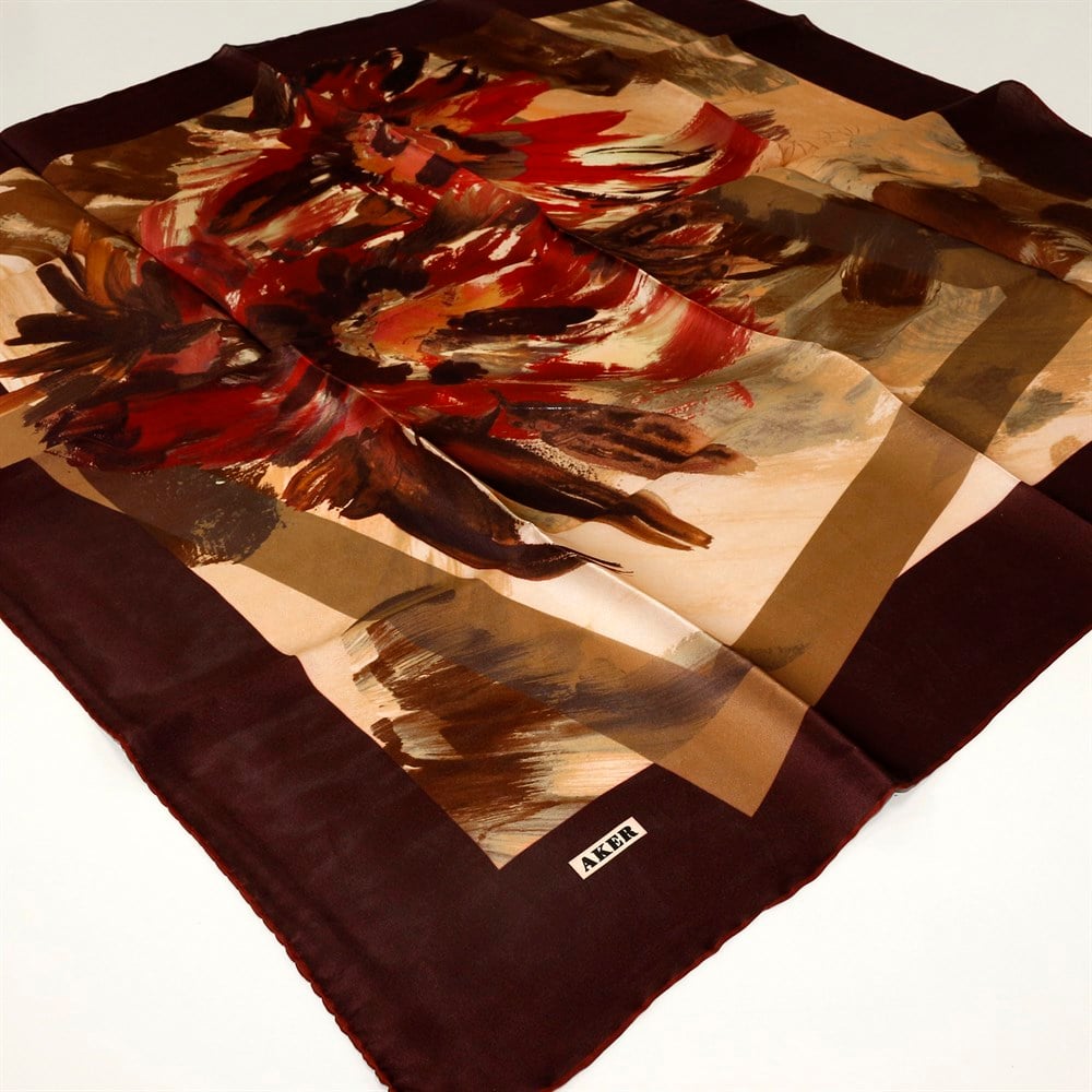 Aker Büyük Boy İpek Eşarp - 7520701-341 - Sura 100 cm