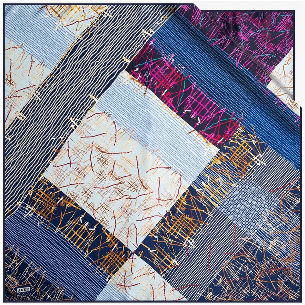 Aker Büyük Boy İpek Eşarp - 7871704-322 - Sura 100 cm