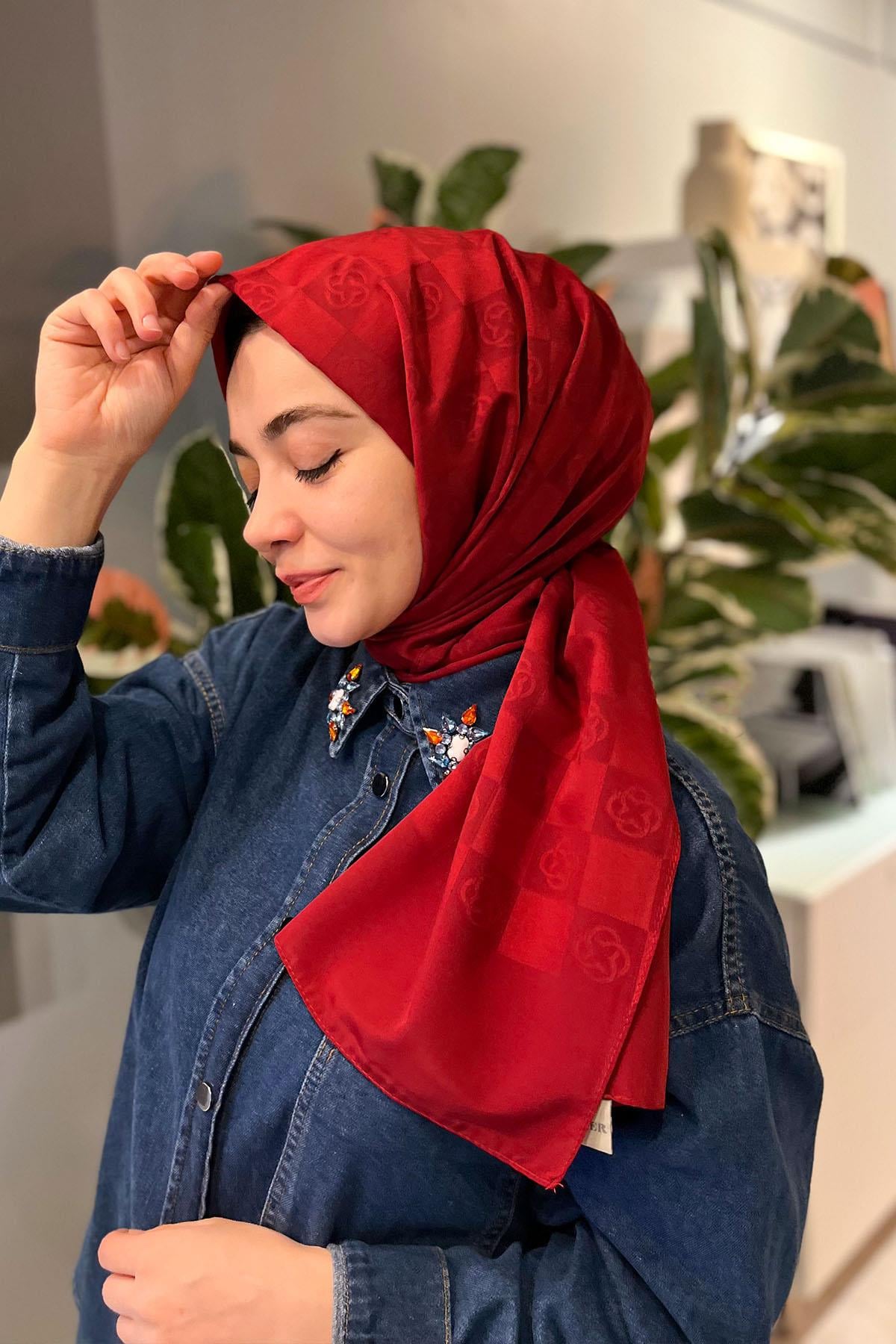 Aker Dama Monogram Şal - 1070700-941 - 