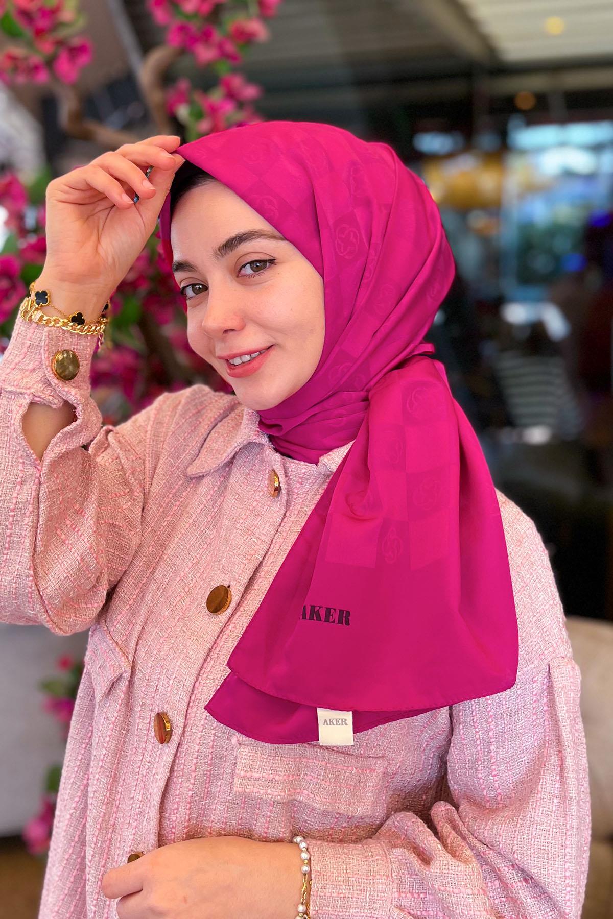 Aker Dama Monogram Şal - 1070700-993 - 