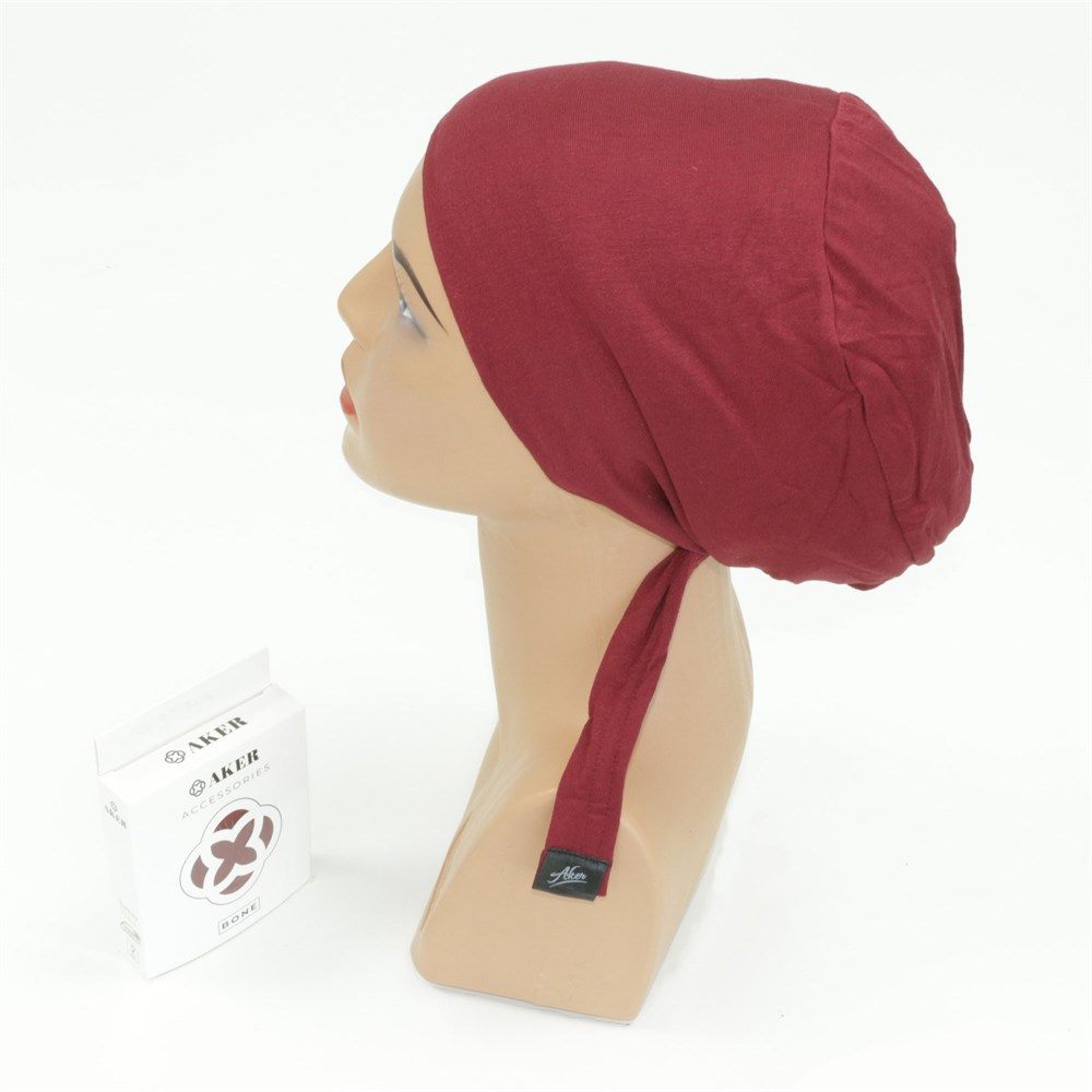 Aker Dikişsiz Penye Bone - Bordo