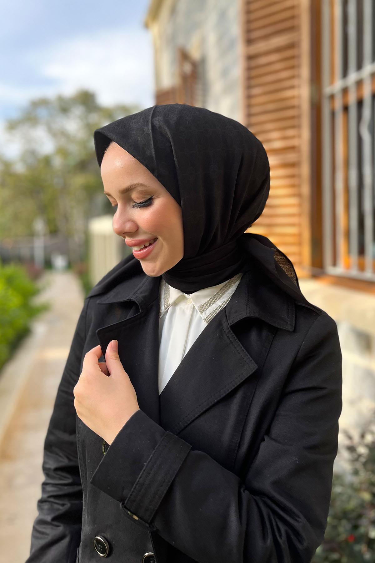 Aker Elegance Monogram Eşarp - 1090500-911