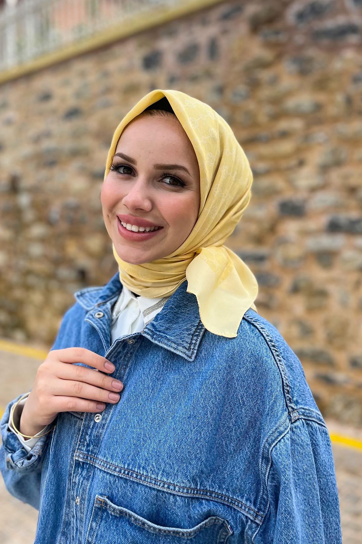 Aker Elegance Monogram Eşarp - 1090500-961