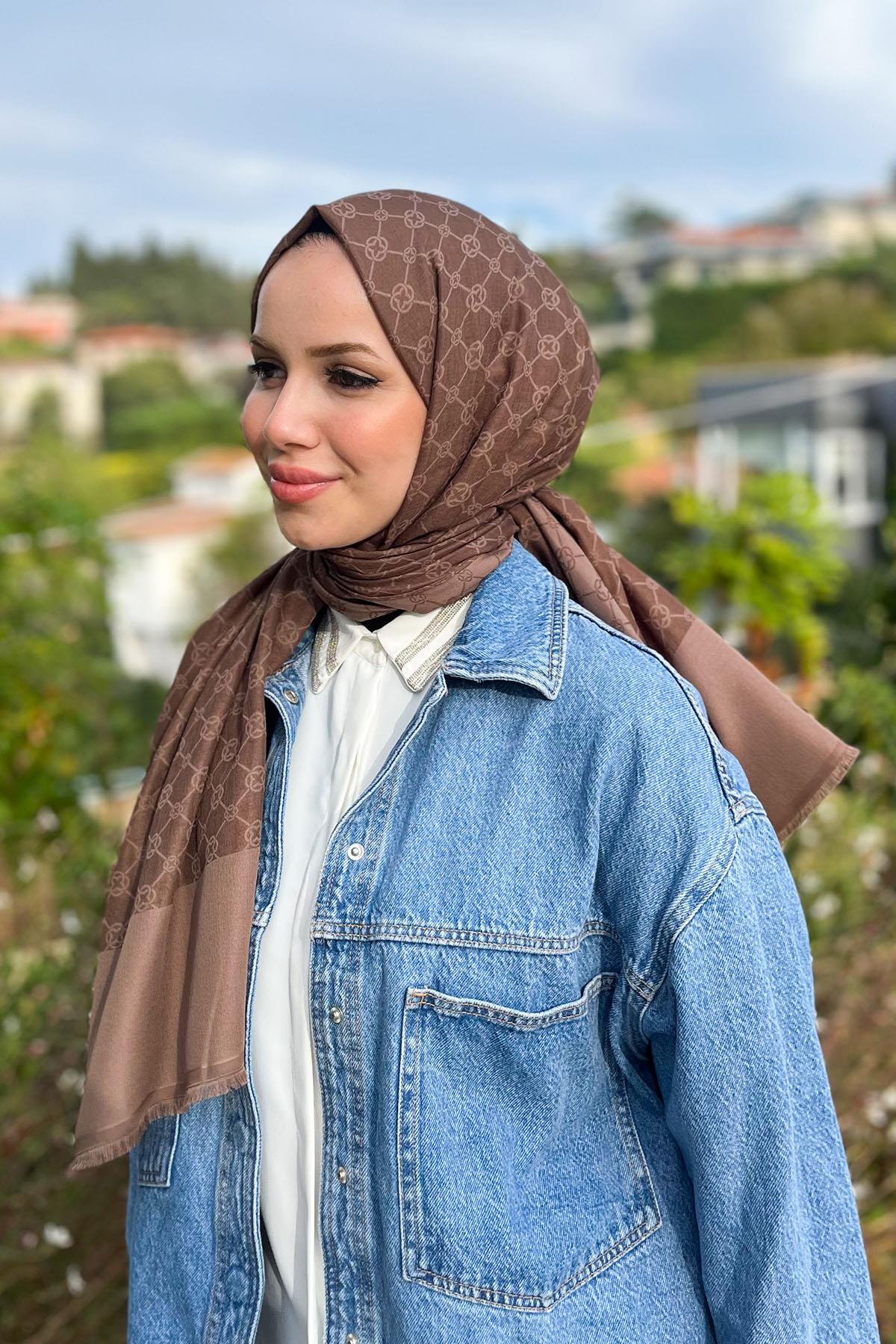 Aker Elegance Monogram Şal - 1090100-932