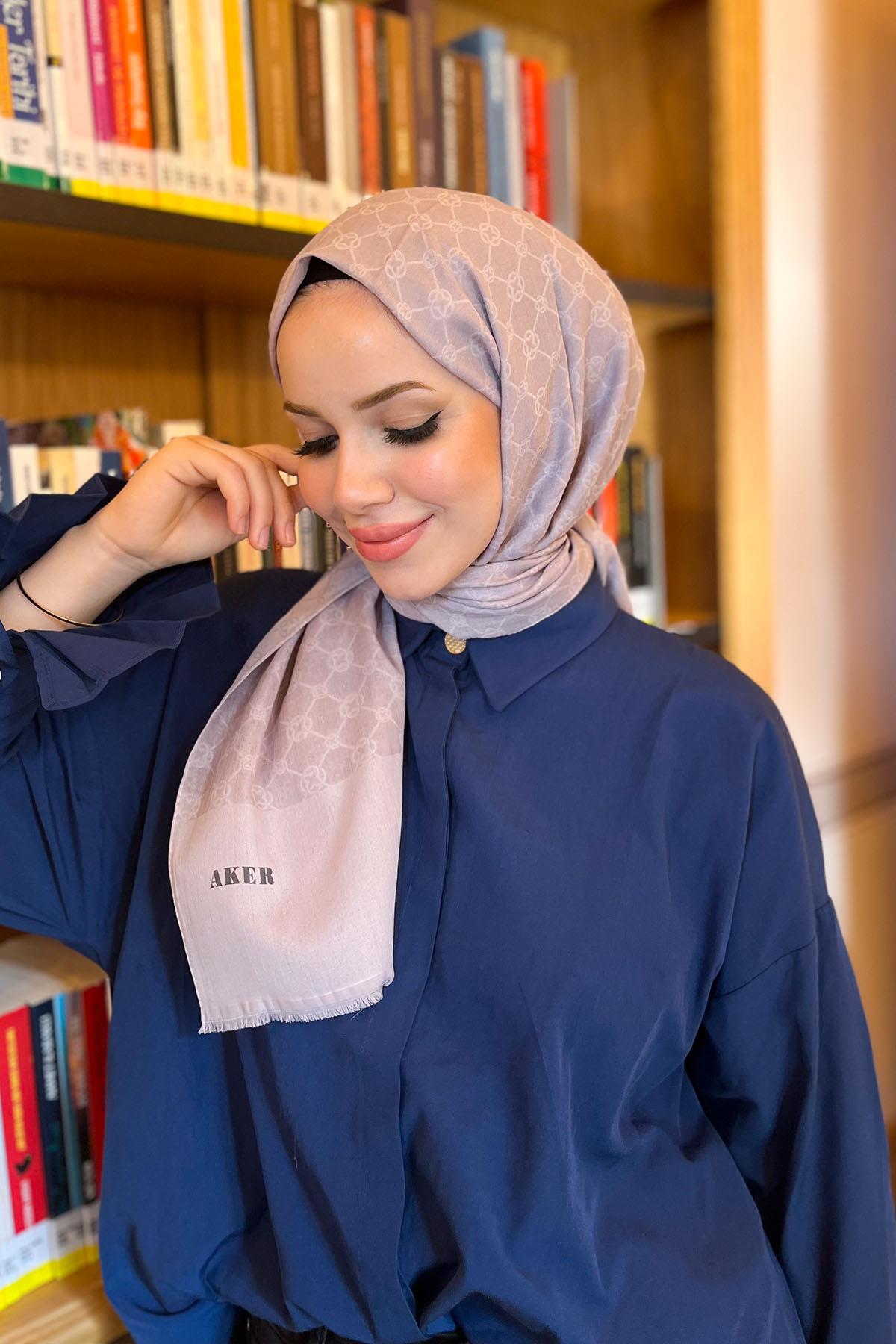 Aker Elegance Monogram Şal - 1090100-991