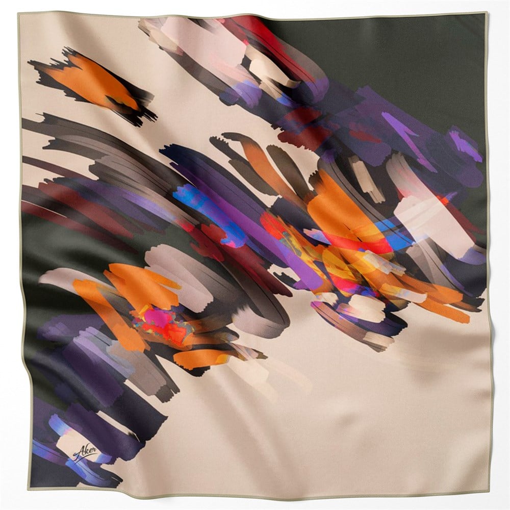 Aker Eşarp - Polyester Tivil Kumaş - 8295795-952