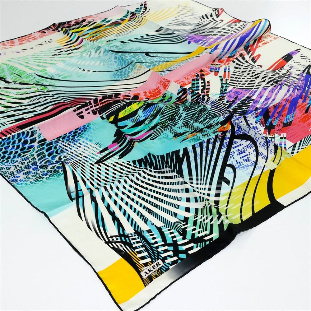 Aker Hafif Defolu İpek Eşarp - 8222713-914 - Tivil - C542
