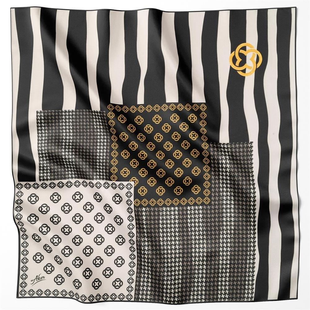 Aker Hafif Defolu Polyester Eşarp - 7940795-911 - C115