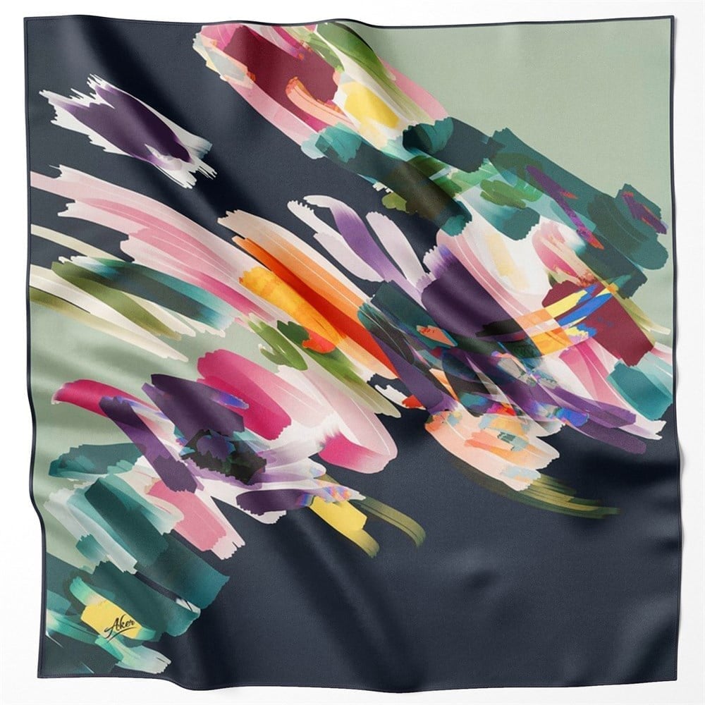 Aker Hafif Defolu Polyester Eşarp - 8295795-921 - B850