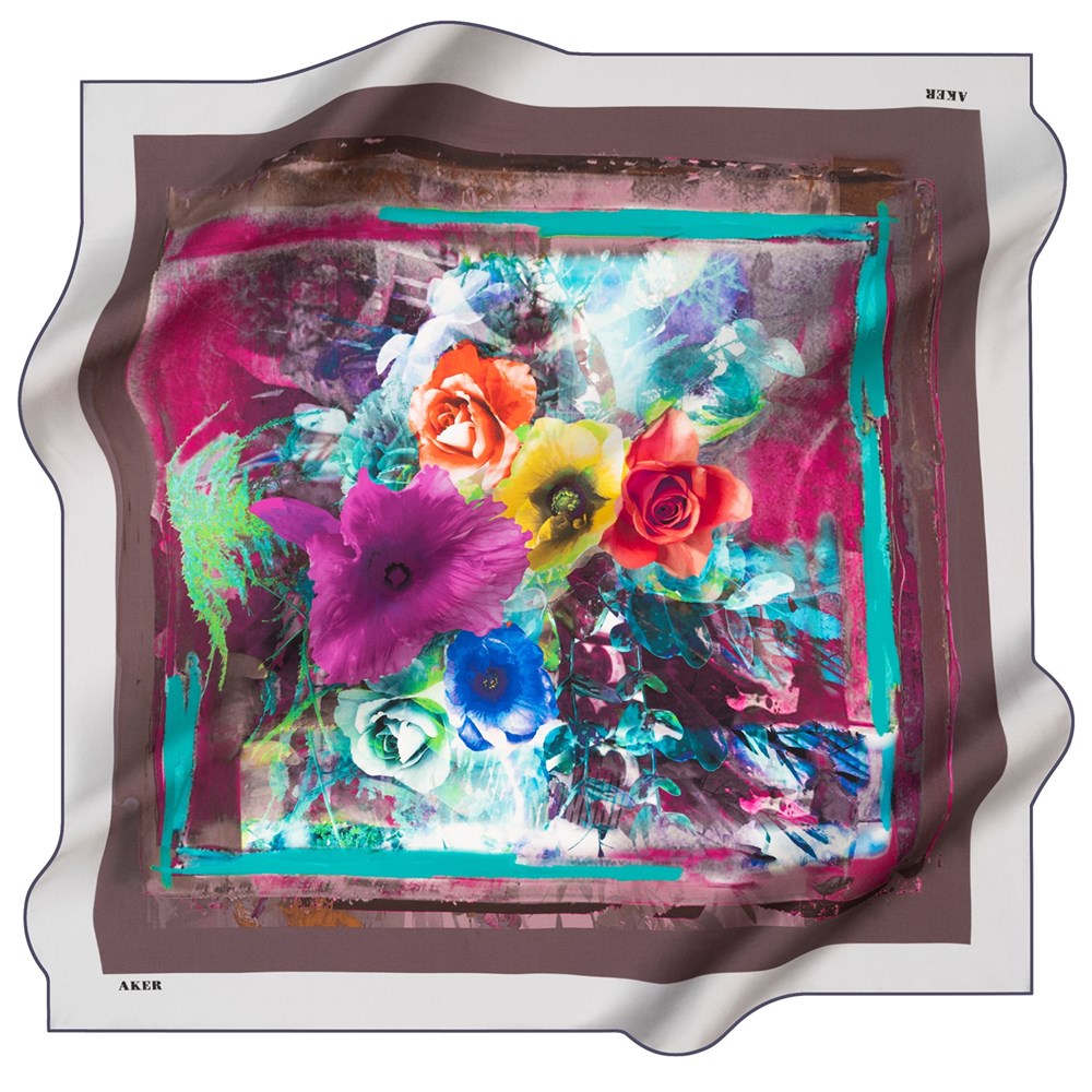 Aker Silk Scarf - 2021 Spring-Summer - 8309701-391 - Satin