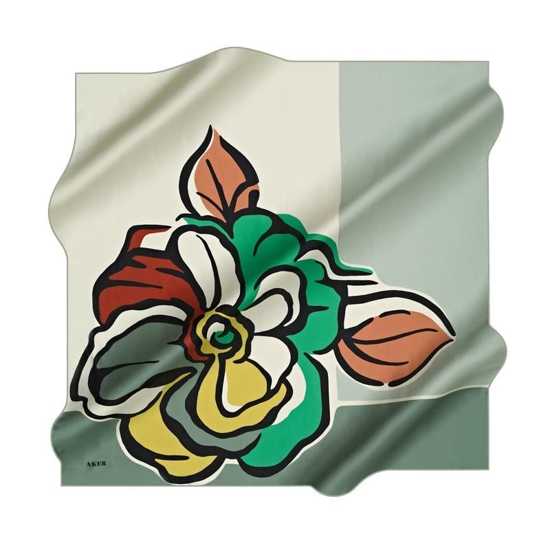 Aker Silk Scarf - 8028713-951 - Twill Silk