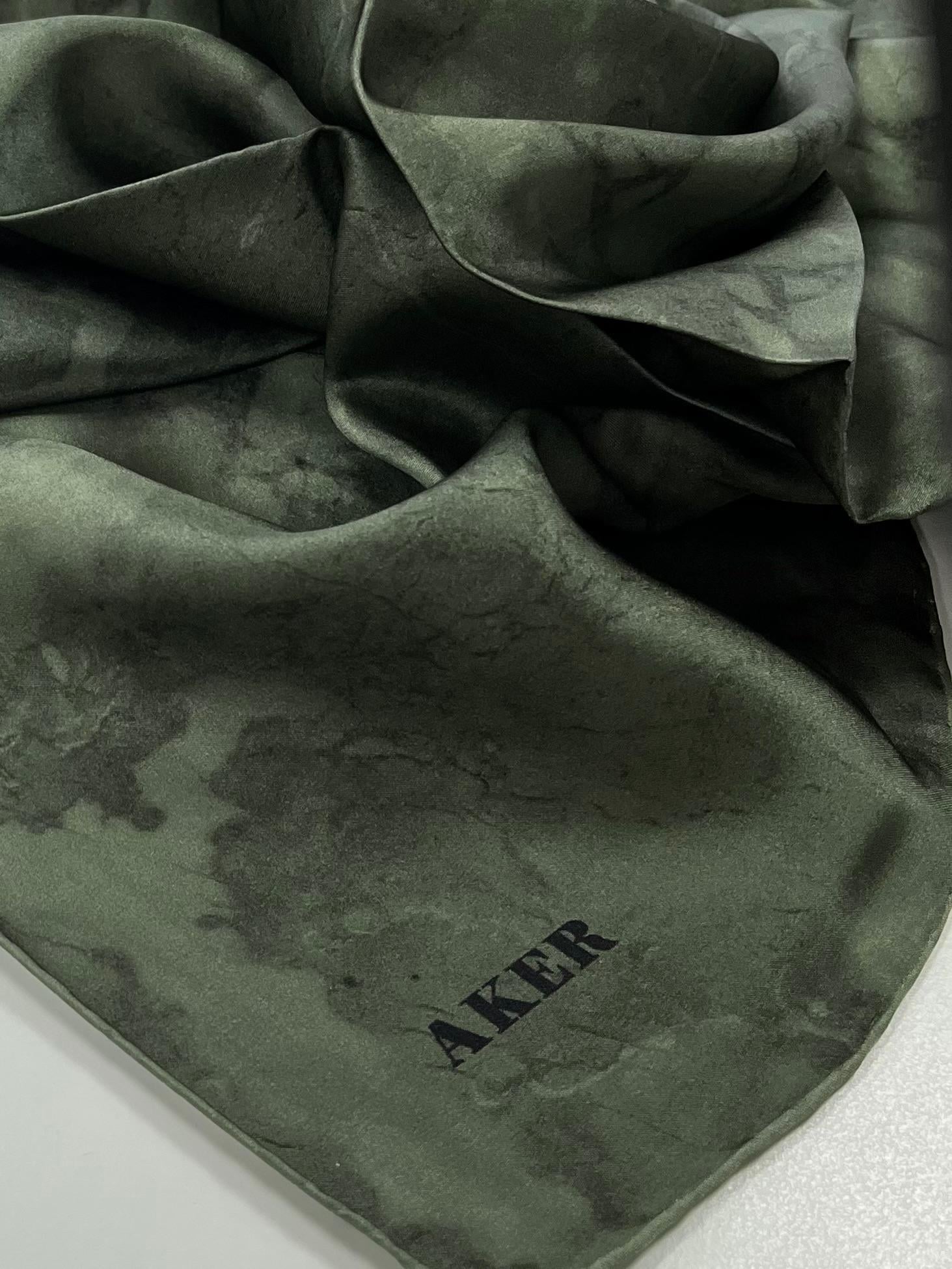 Aker Silk Scarf - 2025 Spring-Summer - 8974701-351 - Satin Silk