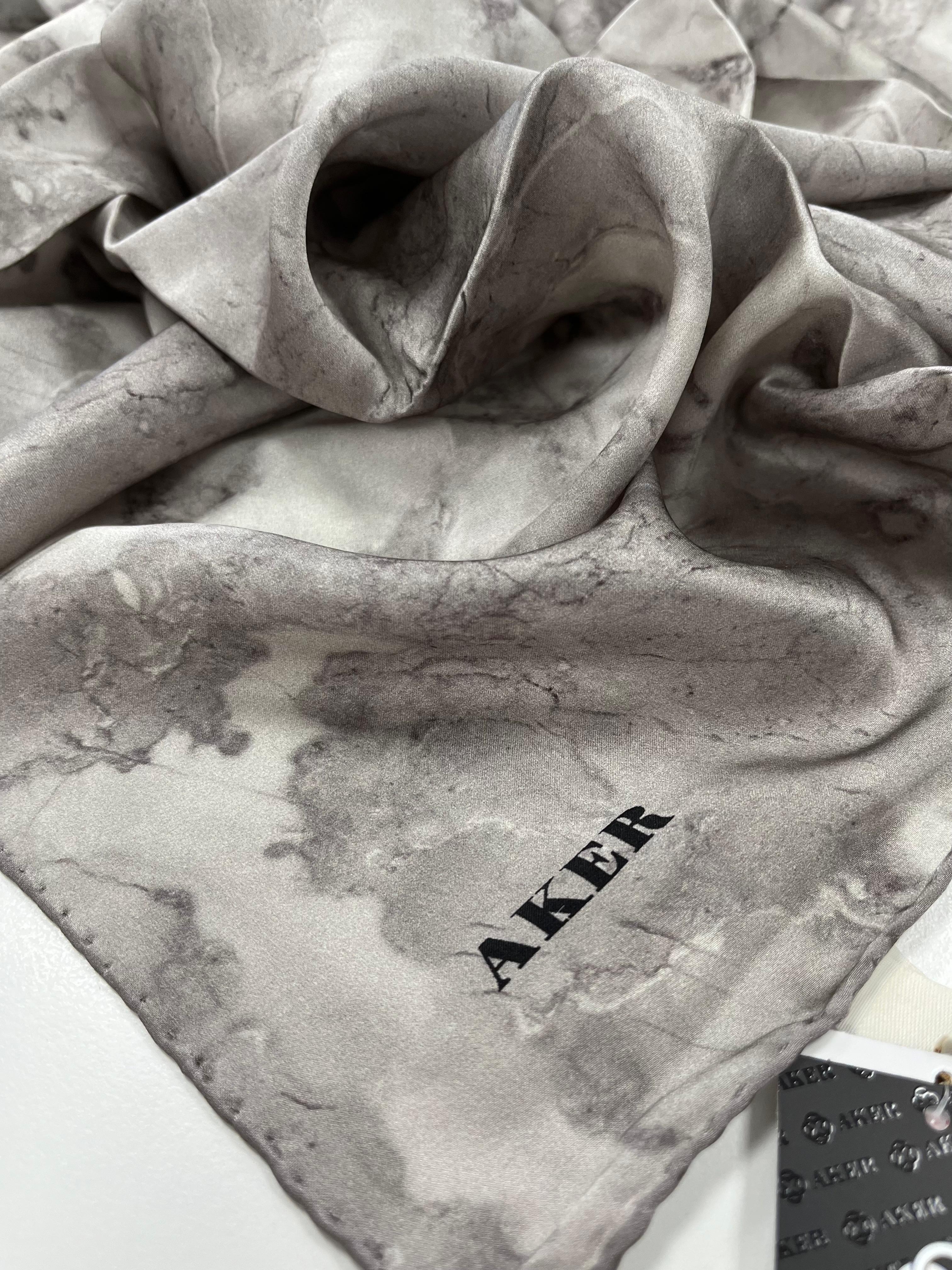 Aker Silk Scarf - 2025 Spring-Summer - 8974701-371 - Satin Silk