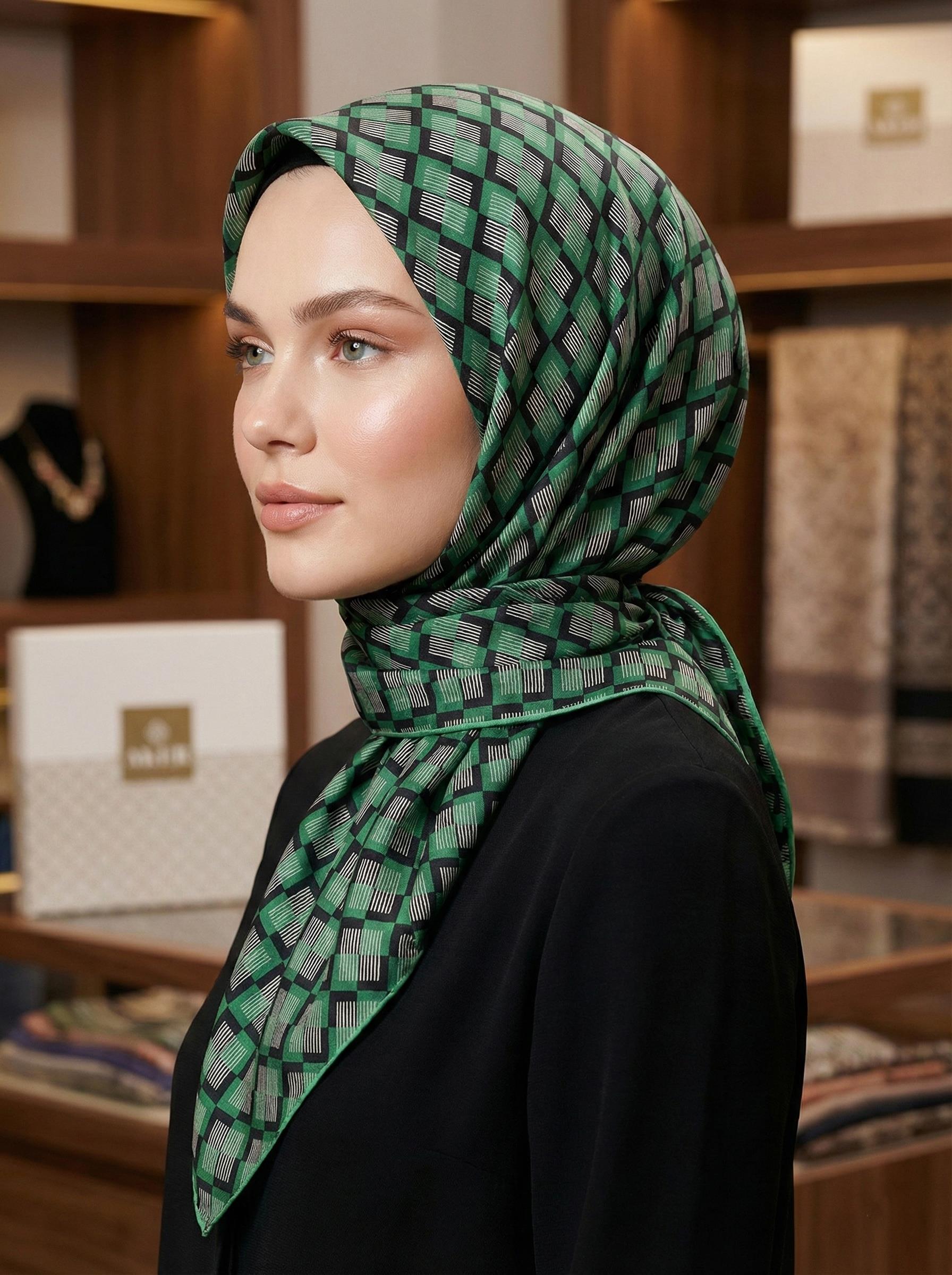 Aker İpek Eşarp - 2025 İlkbahar-Yaz - 8975713-951 - Tivil