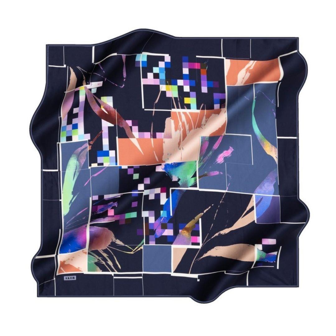 Aker Silk Scarf - 2025 Spring-Summer - 8983701-321 - Satin Silk