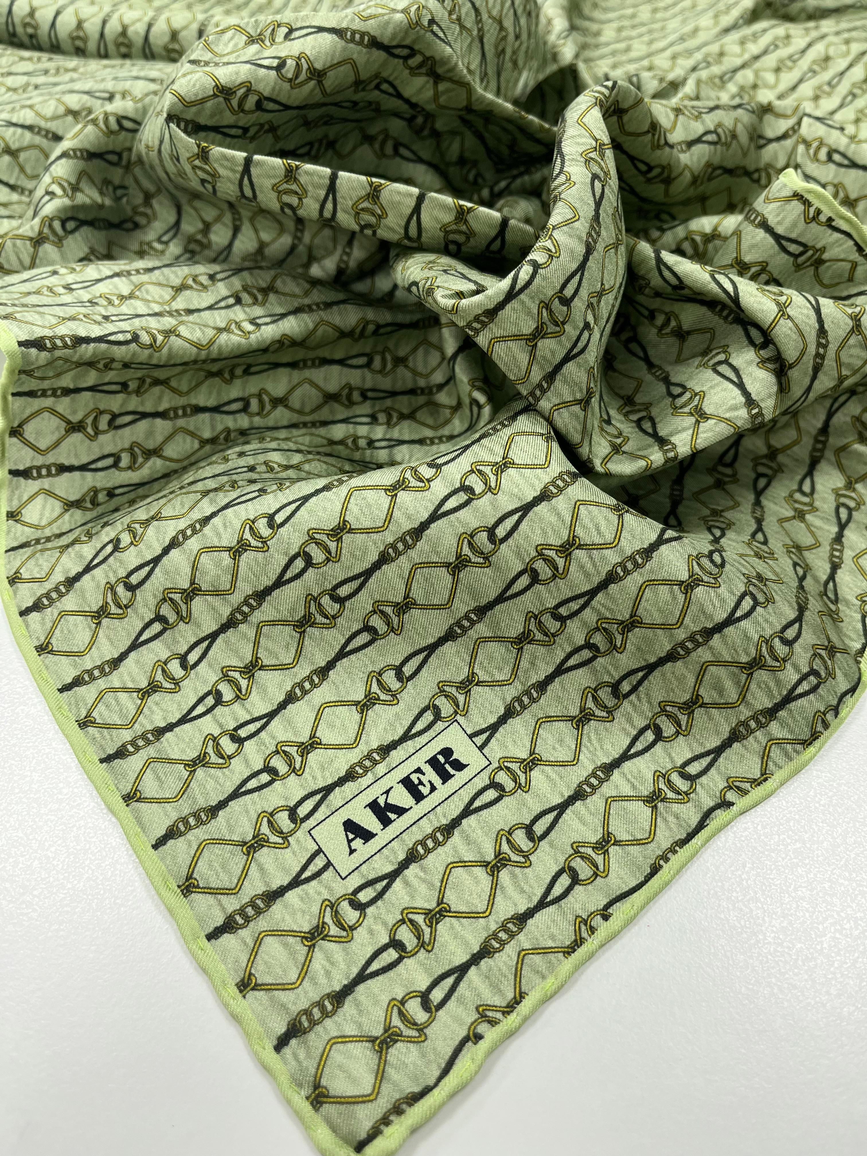 Aker Silk Scarf - 2025 Spring-Summer - 8985713-951 - Twill Silk