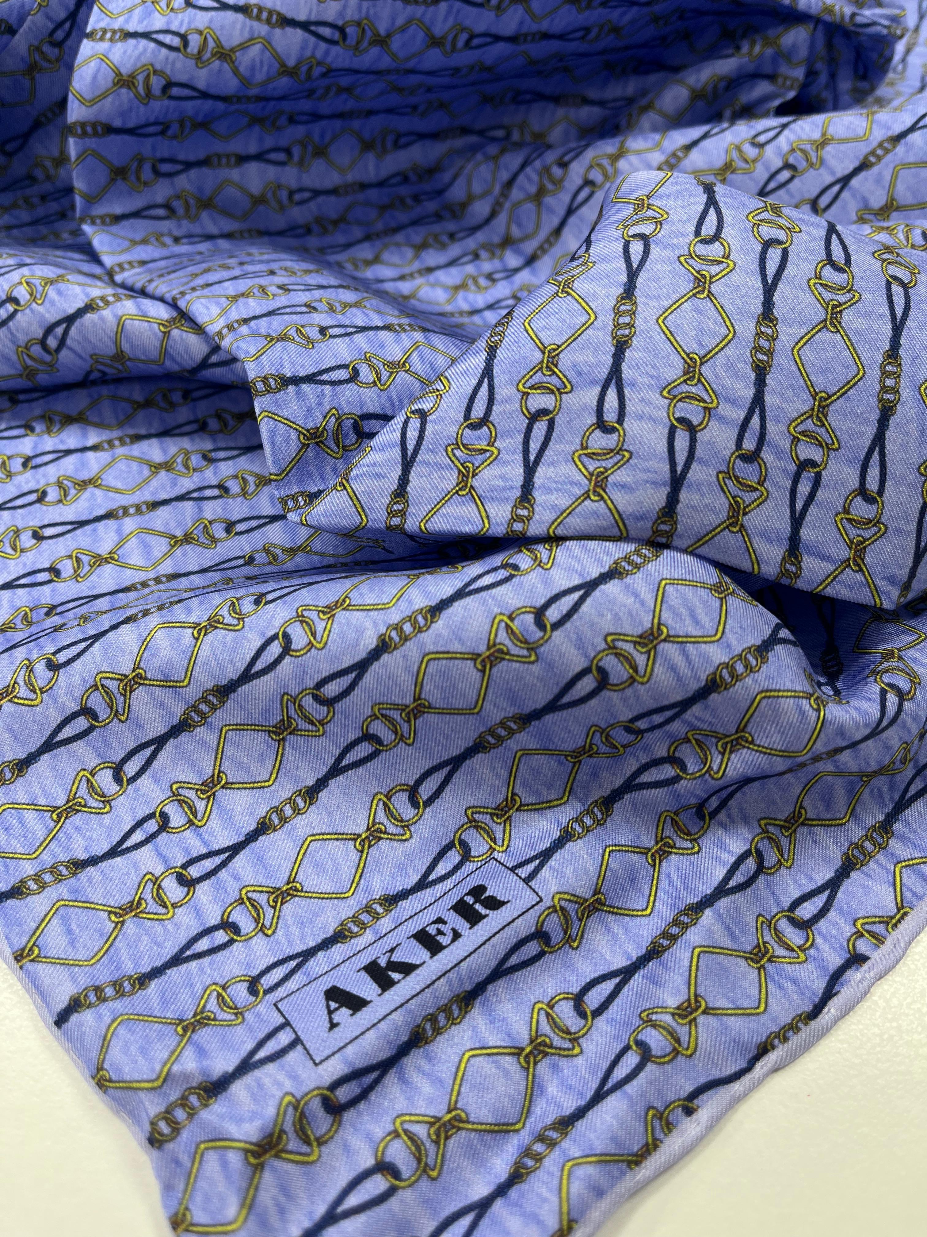 Aker Silk Scarf - 2025 Spring-Summer - 8985713-922 - Twill Silk