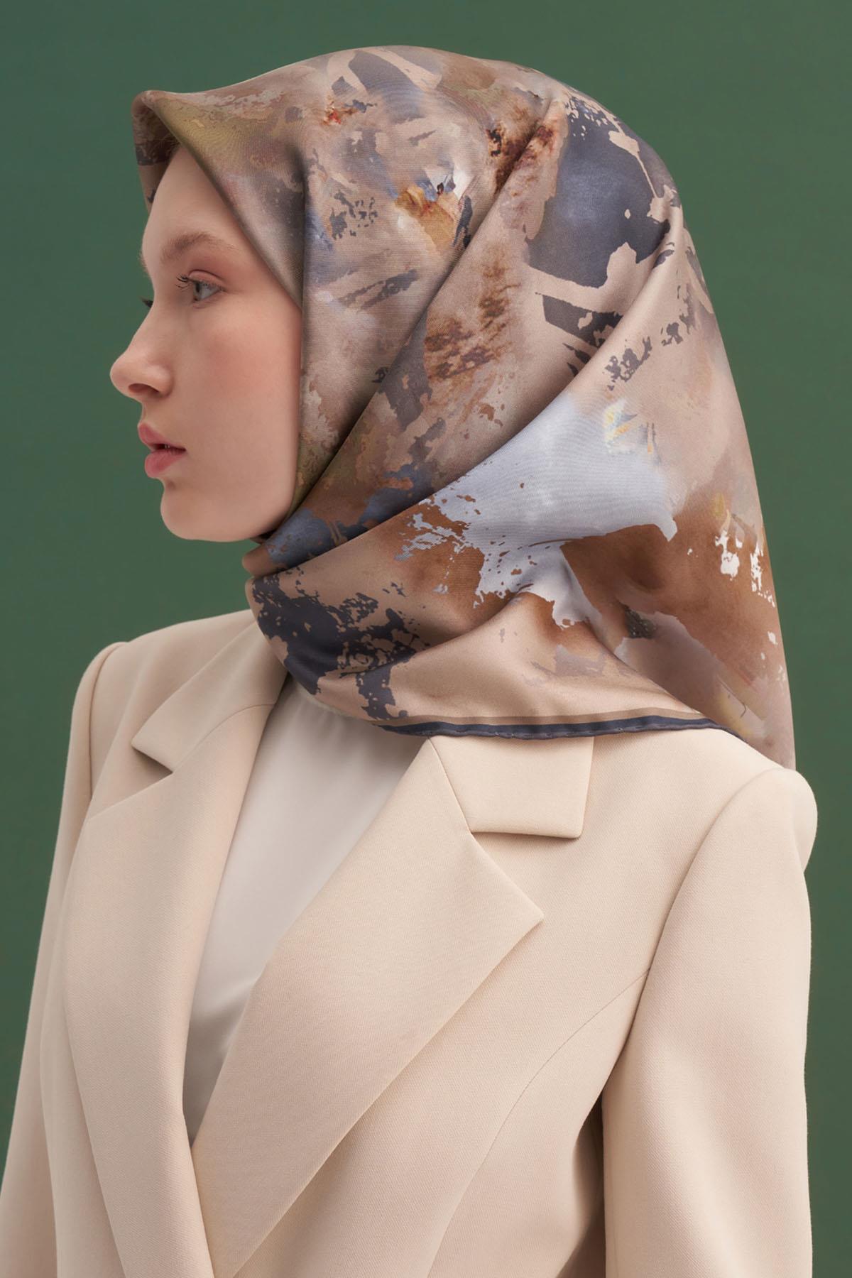 Aker İpek Eşarp - 2025 İlkbahar-Yaz - 8989713-971 - Tivil