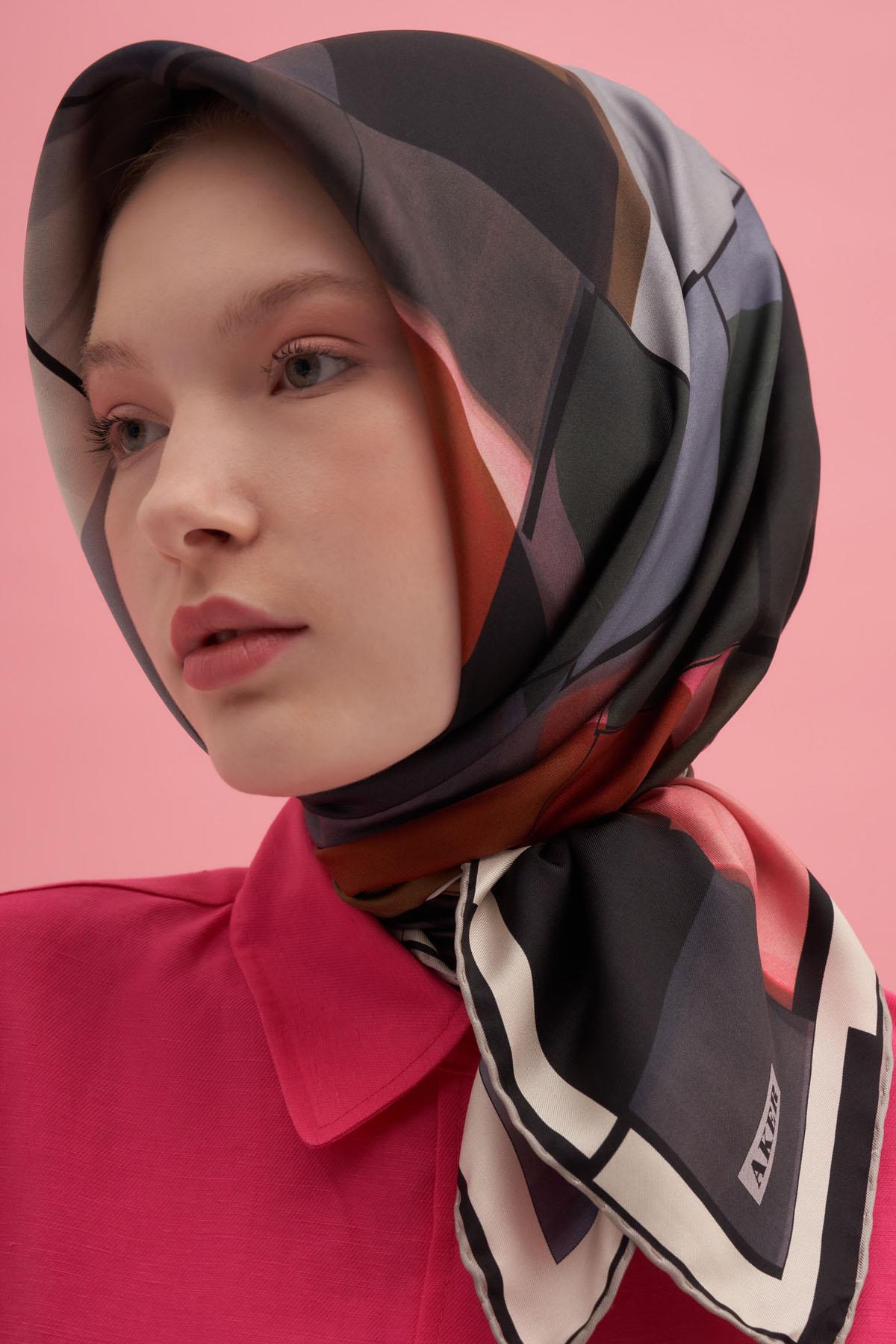 Aker İpek Eşarp - 2025 İlkbahar-Yaz - 8990713-971 - Tivil