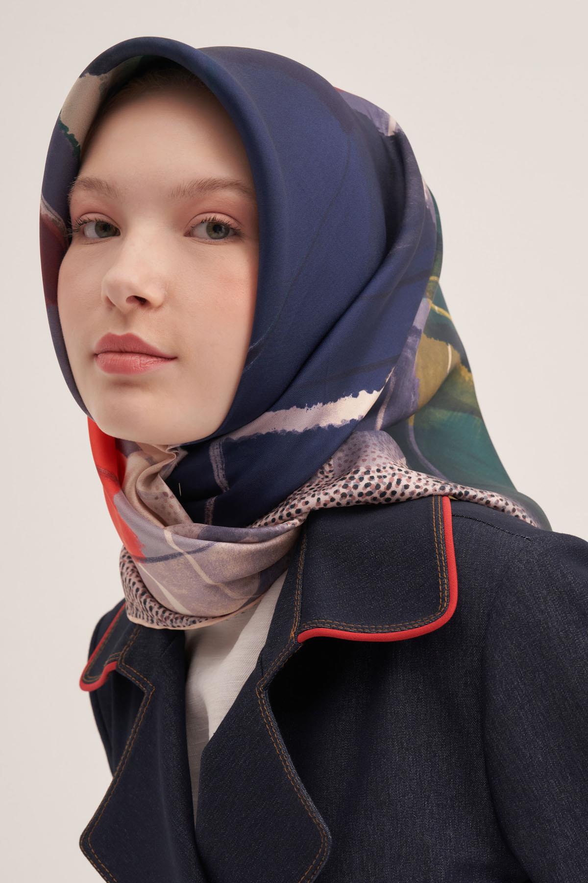 Aker İpek Eşarp - 2025 İlkbahar-Yaz - 9045701-361 - Sura