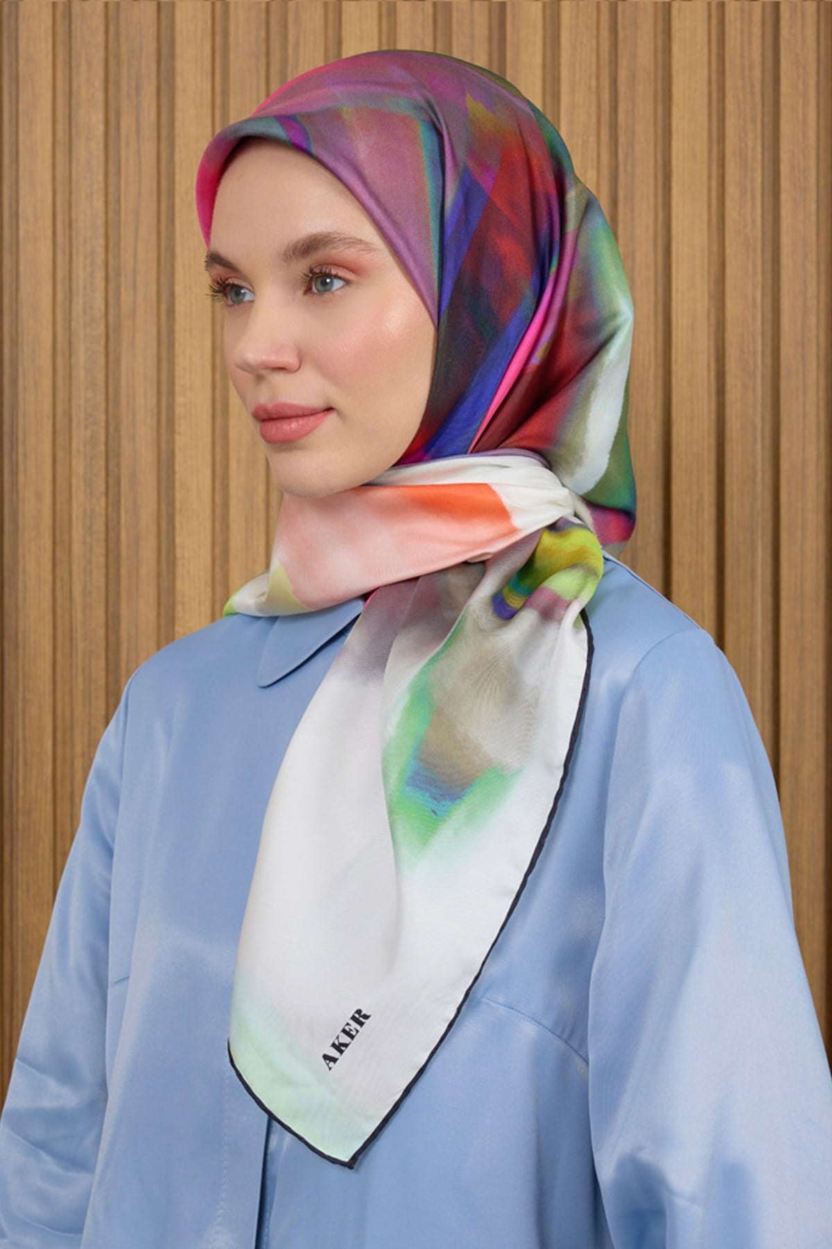Aker İpek Eşarp - 2026 İlkbahar-Yaz - 9154701-311 - Sura