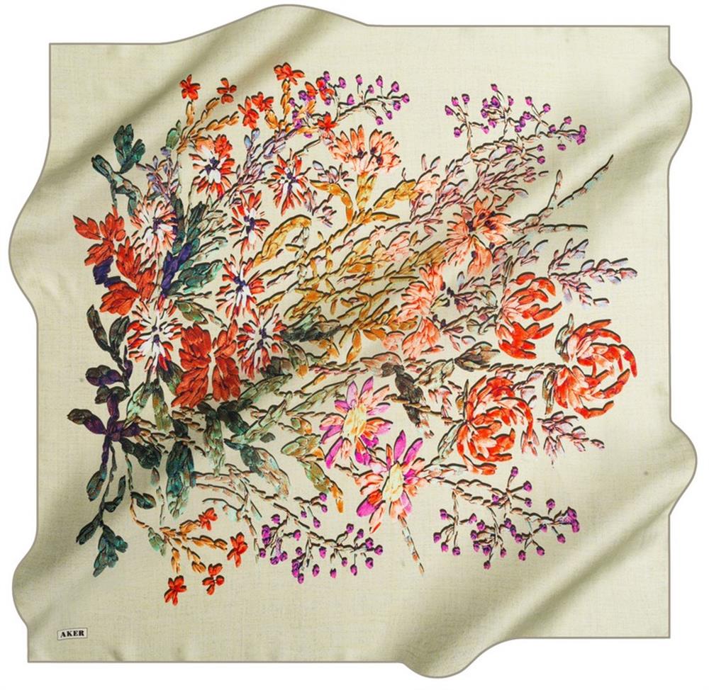 Aker İpek Eşarp - 7785757-351 - Taşlanmış Sura İpek