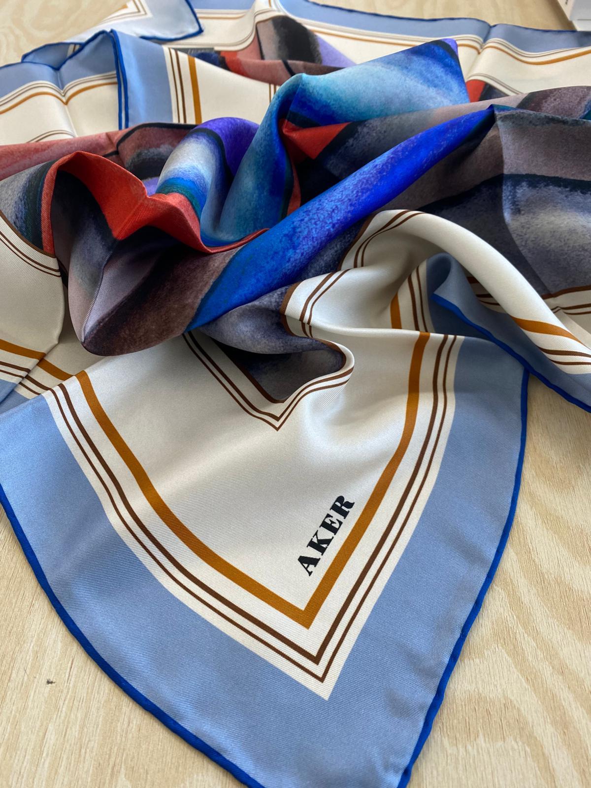 Aker Silk Scarf - 2021 Spring-Summer - 8231713-922 - Twill