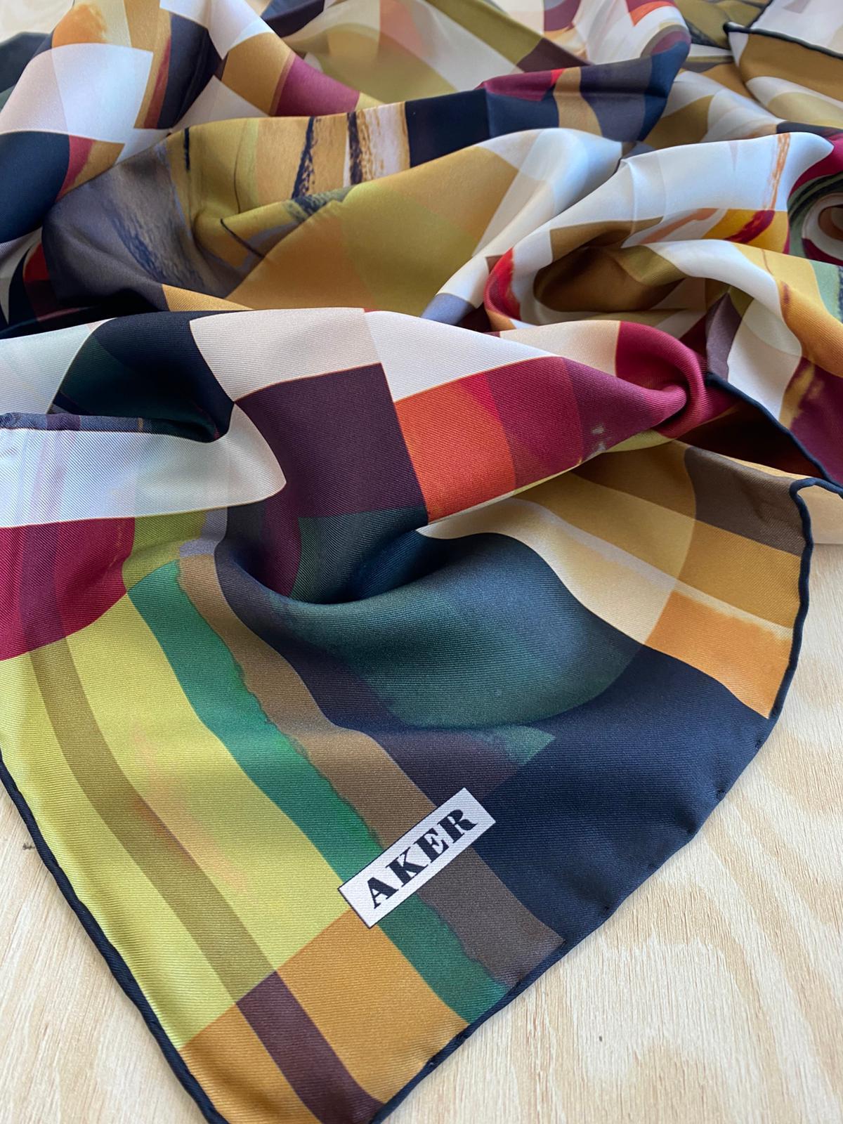 Aker Silk Scarf - 2021 Spring-Summer - 8253713-913 - Twill