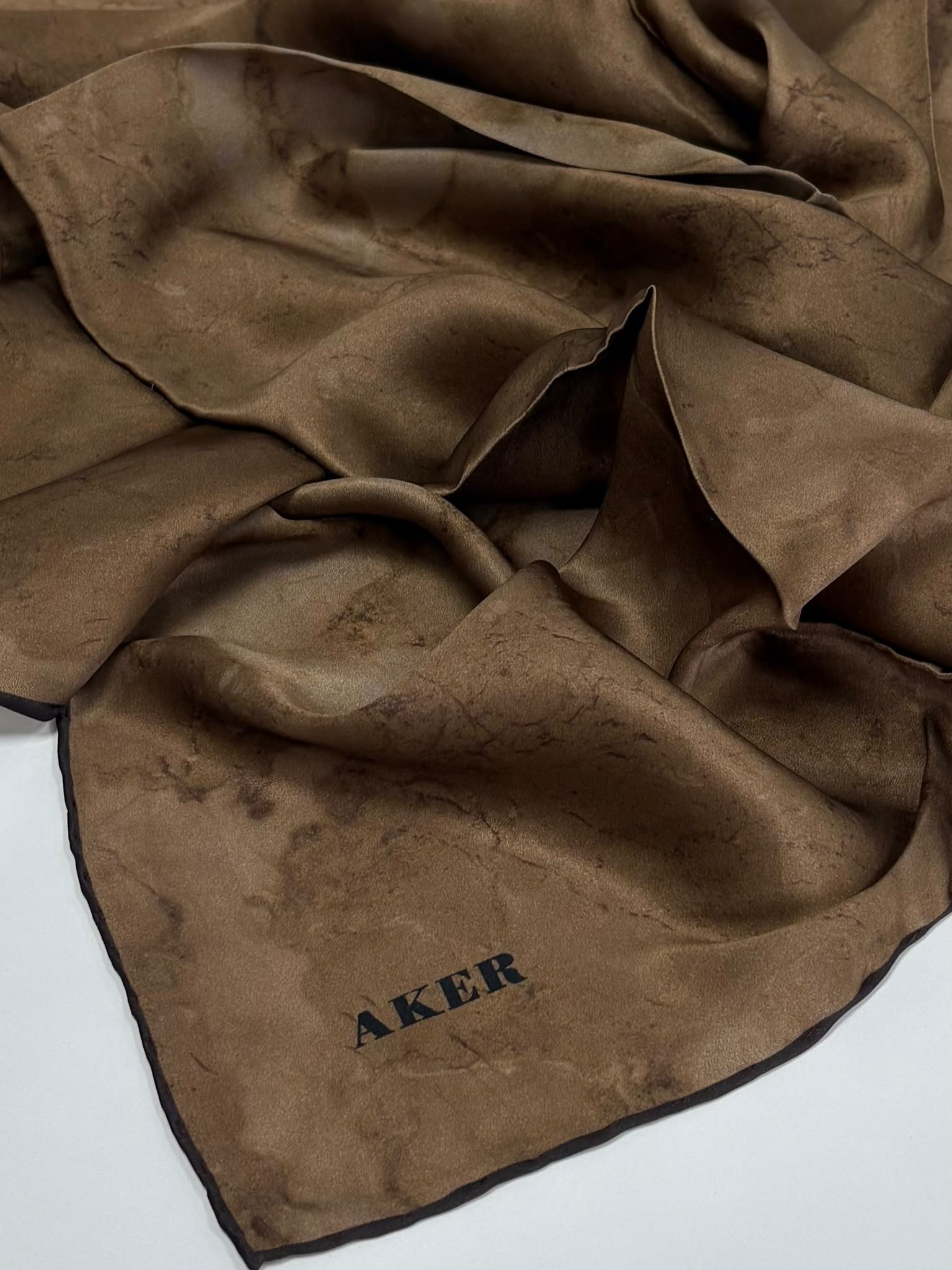 Aker Silk Scarf - 2025 Spring-Summer - 8974701-333 - Satin Silk