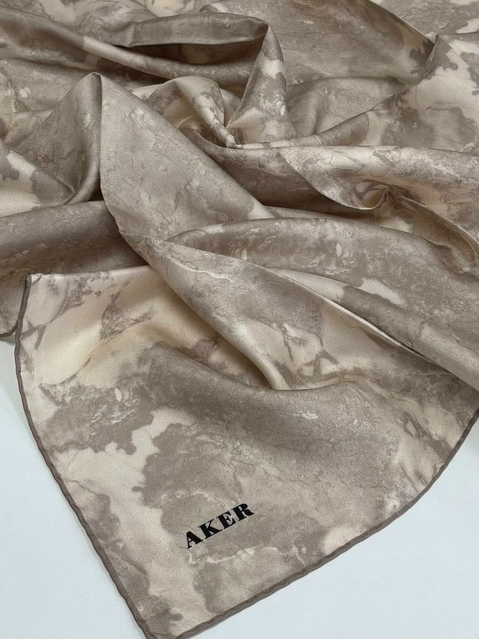 Aker Silk Scarf - 2025 Spring-Summer - 8974713-934 - Twill Silk
