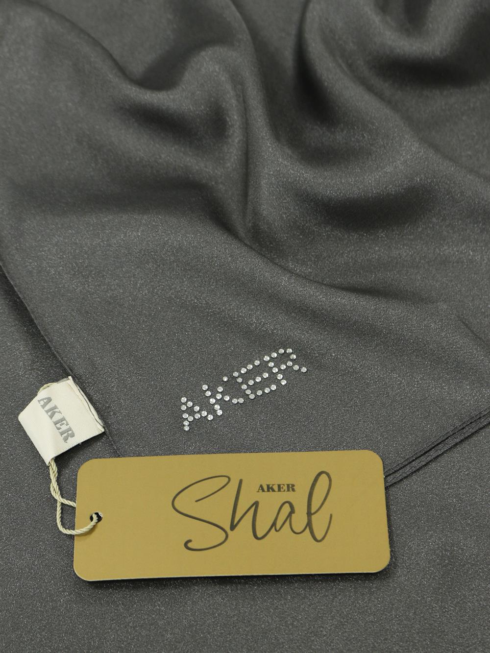 Aker Kristal Şal - Düz Renk - 3030100-972 - Füme