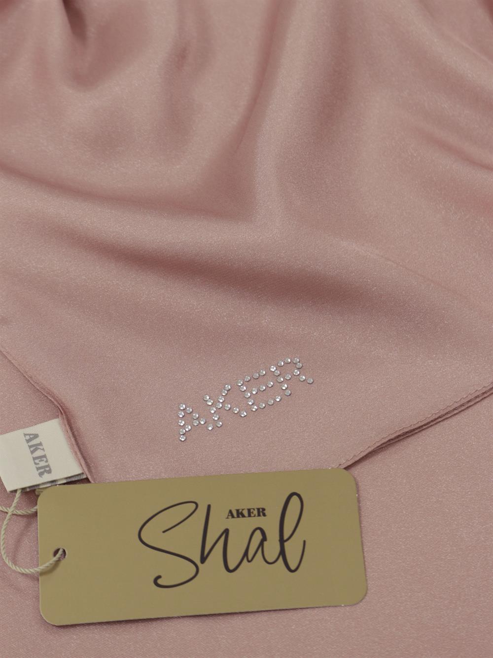 Aker Kristal Şal - Düz Renk - 3030100-992 - Pembe