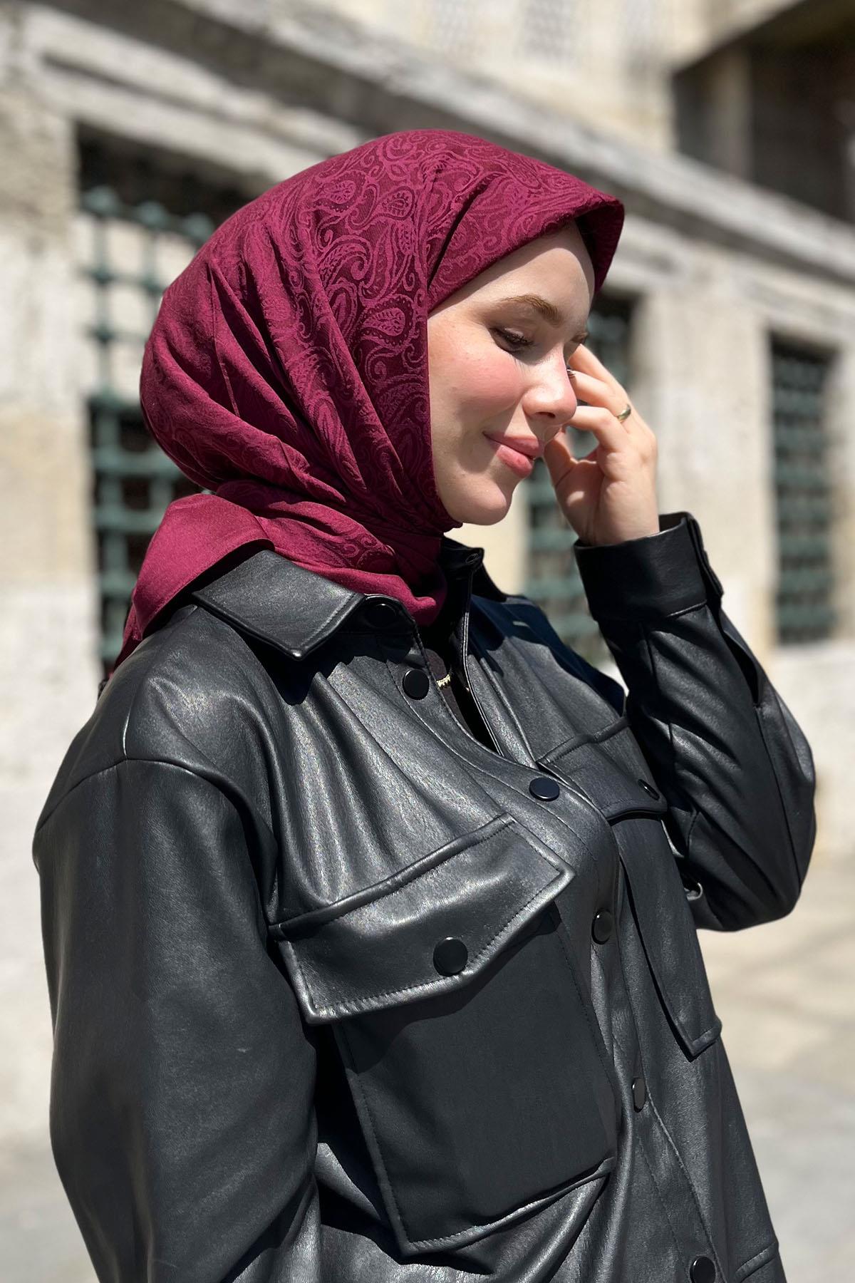 Aker Lyocell Etnik Jakar Eşarp - 3030350-941 - Renk