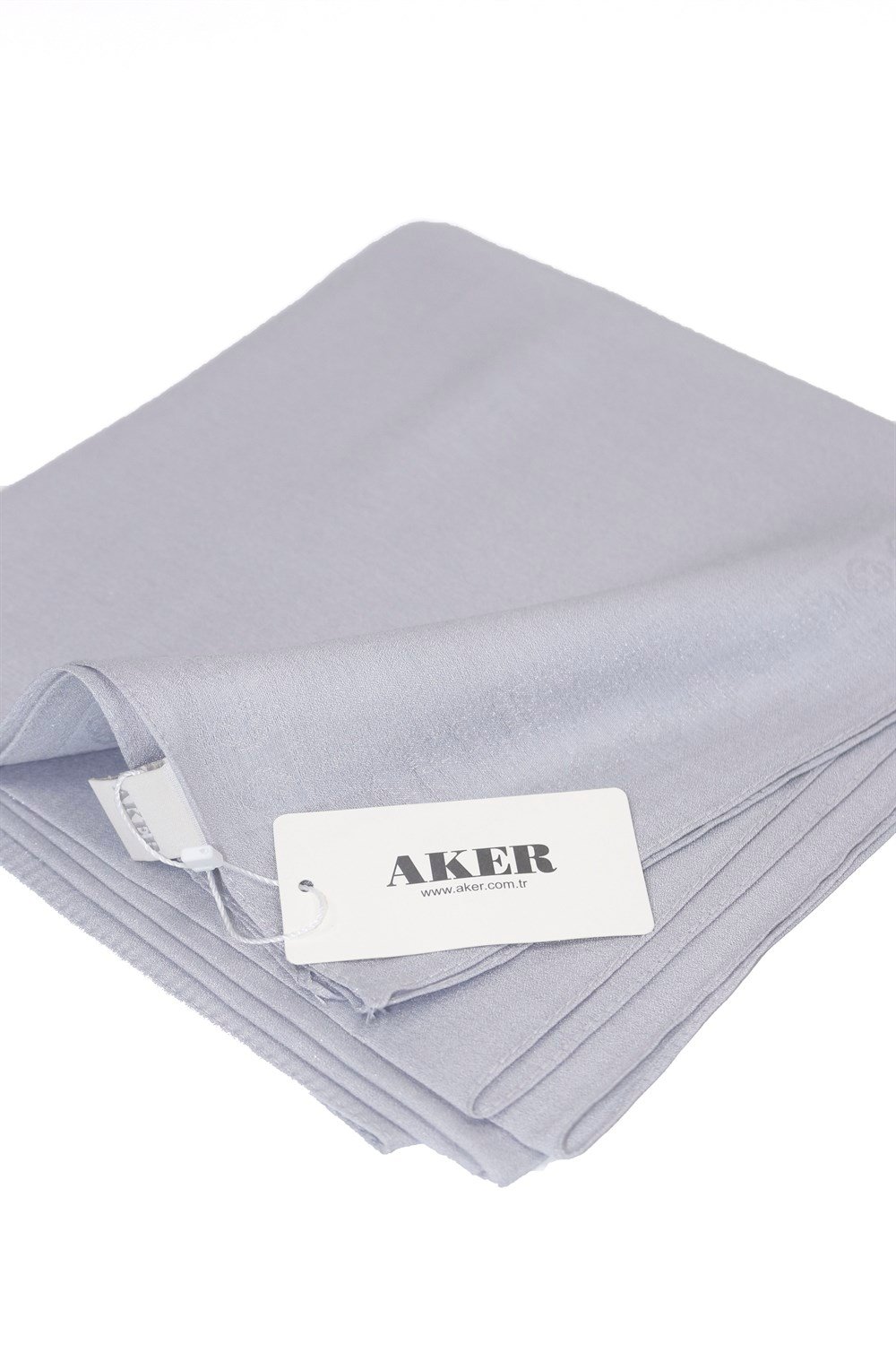 Aker Simli Monogram Eşarp - Düz Renk - 1040200-372