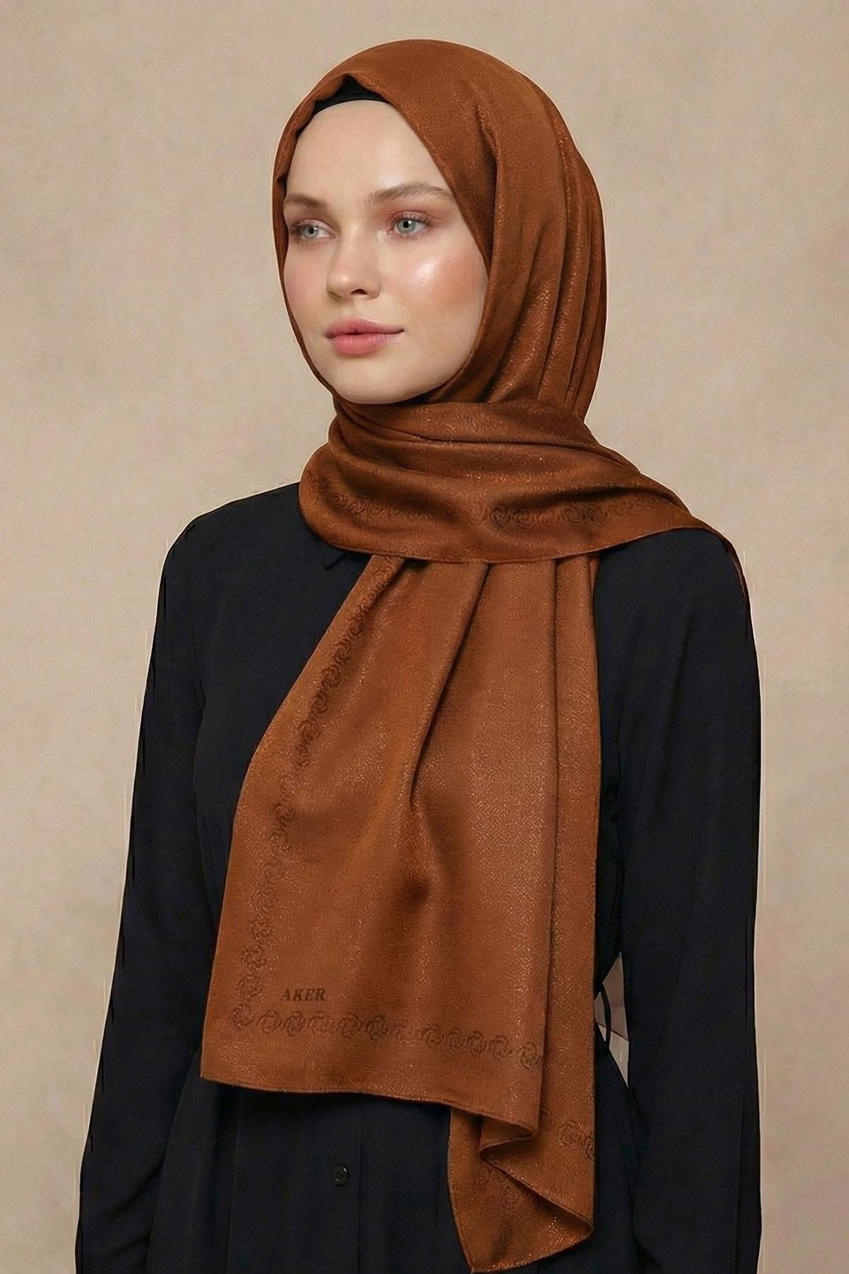 Aker Simli Monogram Şal - 1040100-363