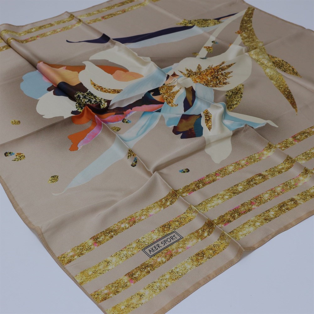 Aker Sport Eşarp - KN7195769-961 - Sura, Saten