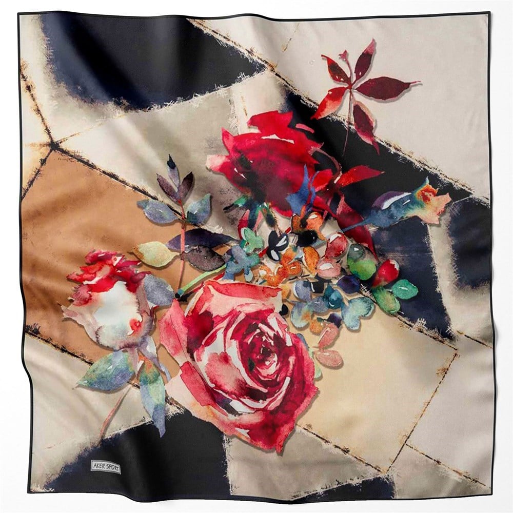 Aker Sport Eşarp - KN7488769-921 - Sura, Saten