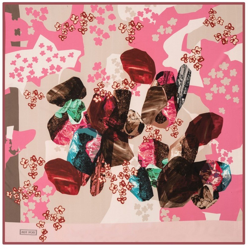 Aker Sport Eşarp - KN8070769-991 - Sura, Saten